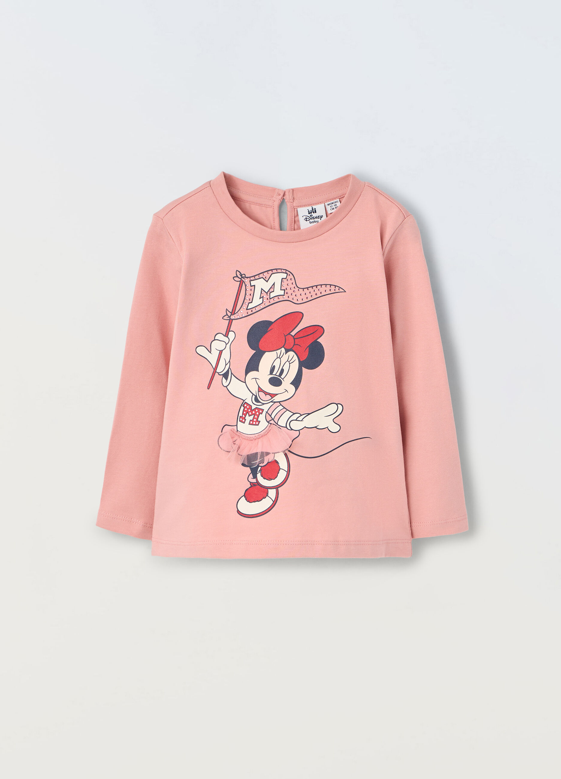 T-shirt in cotone stretch neonata_0