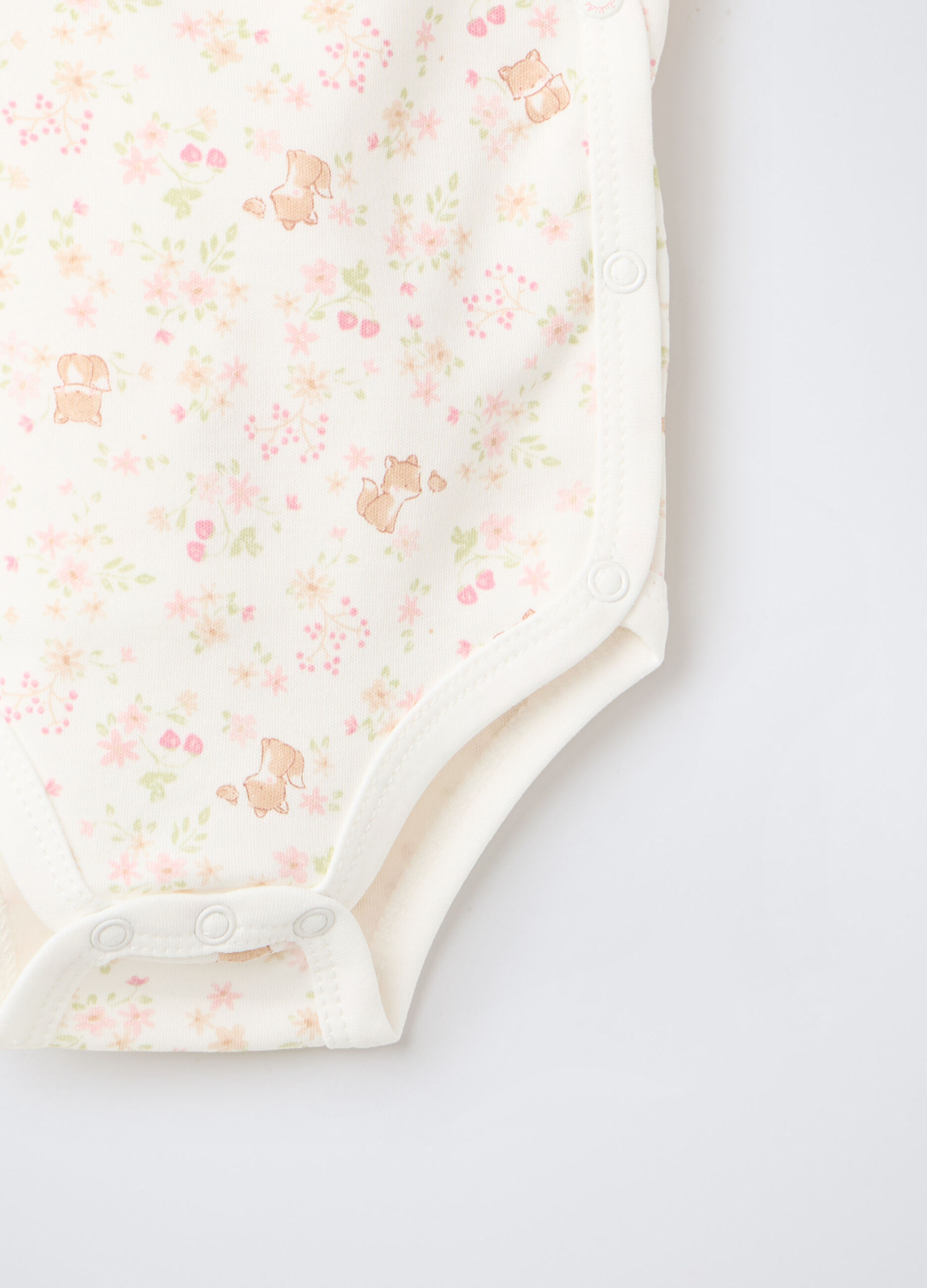 Pack 2 body incrociati in interlock di puro cotone neonata_3