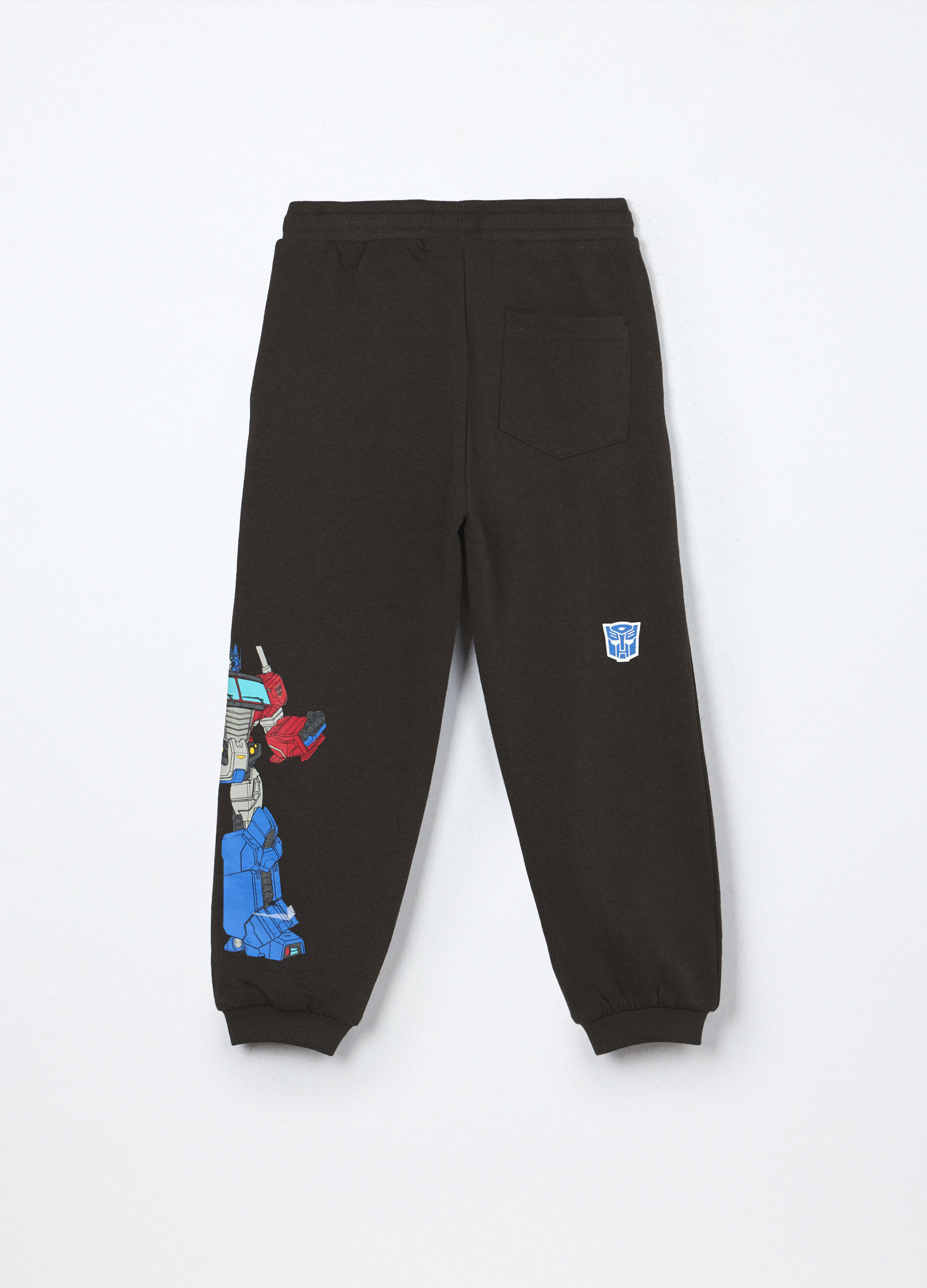 Jogger in french terry di puro cotone bambino_1