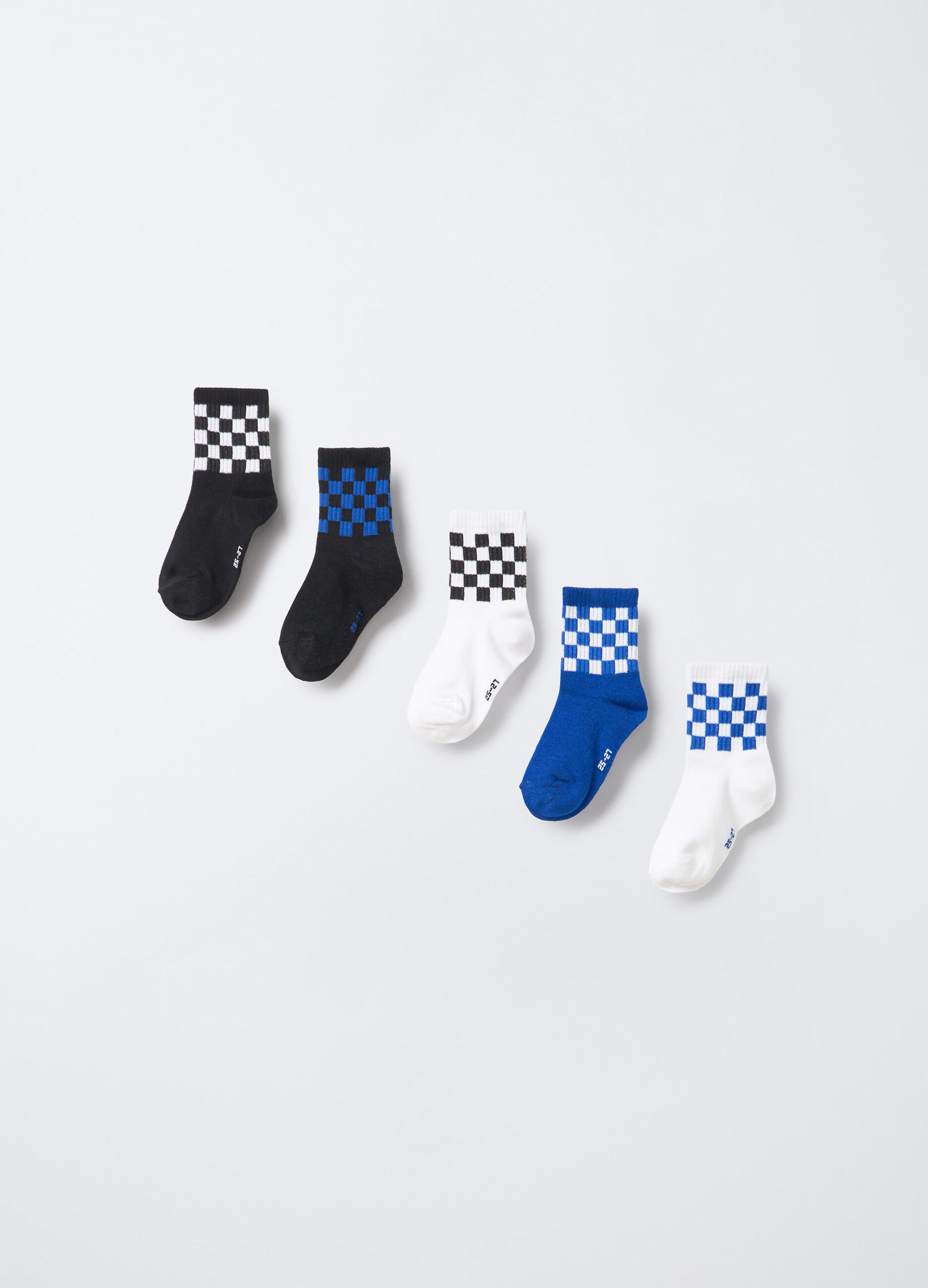 Pack 5 calze corte misto cotone bambino_1