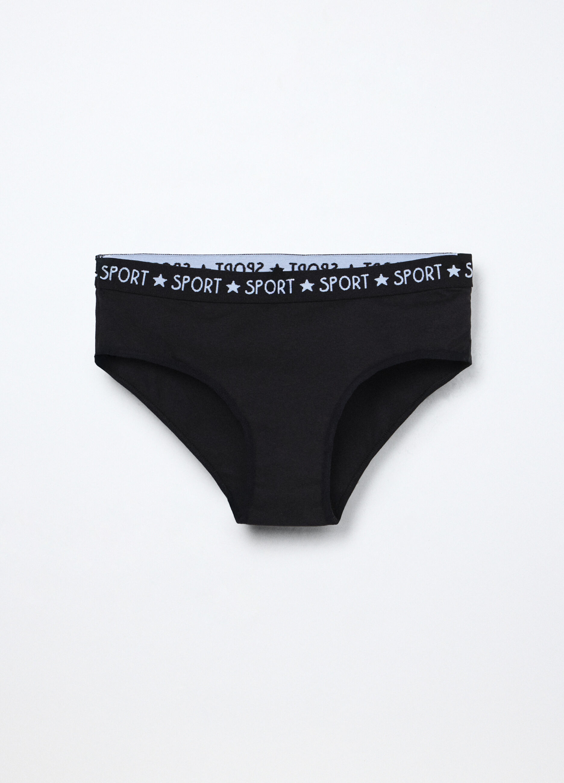 Slip in jersey di cotone stretch ragazza_0