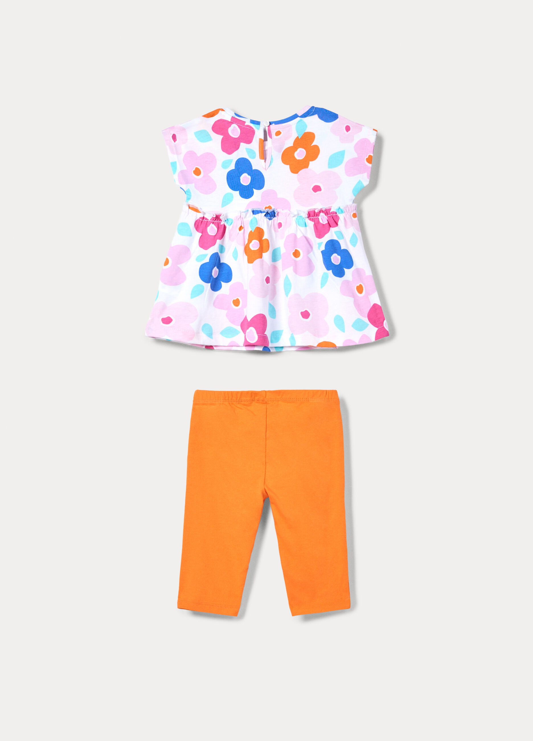 Jogging set in jersey di puro cotone bimba_1