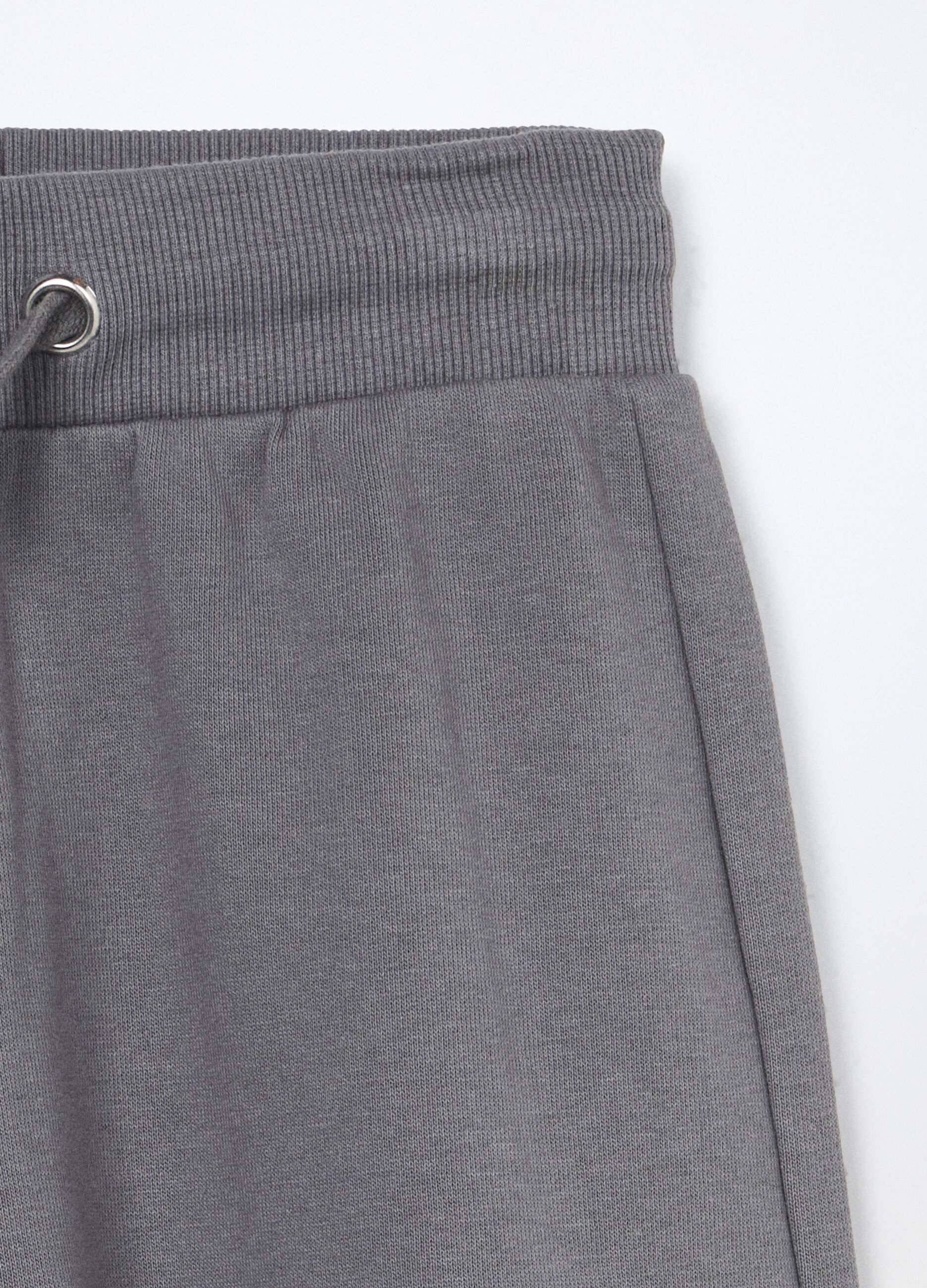 Jogger wide leg misto cotone ragazza_2