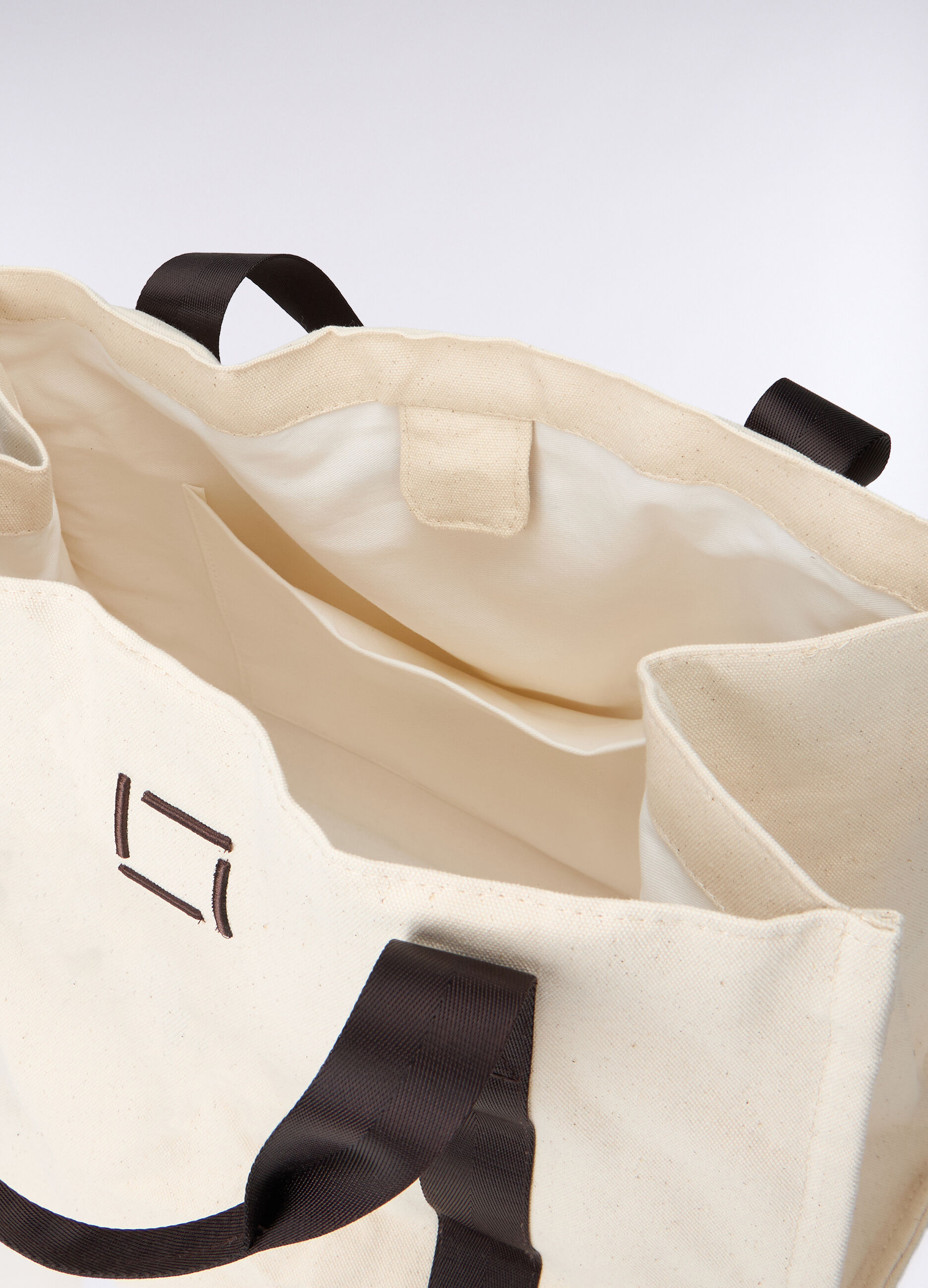 Borsa in tela di cotone a doppio manico uomo_1