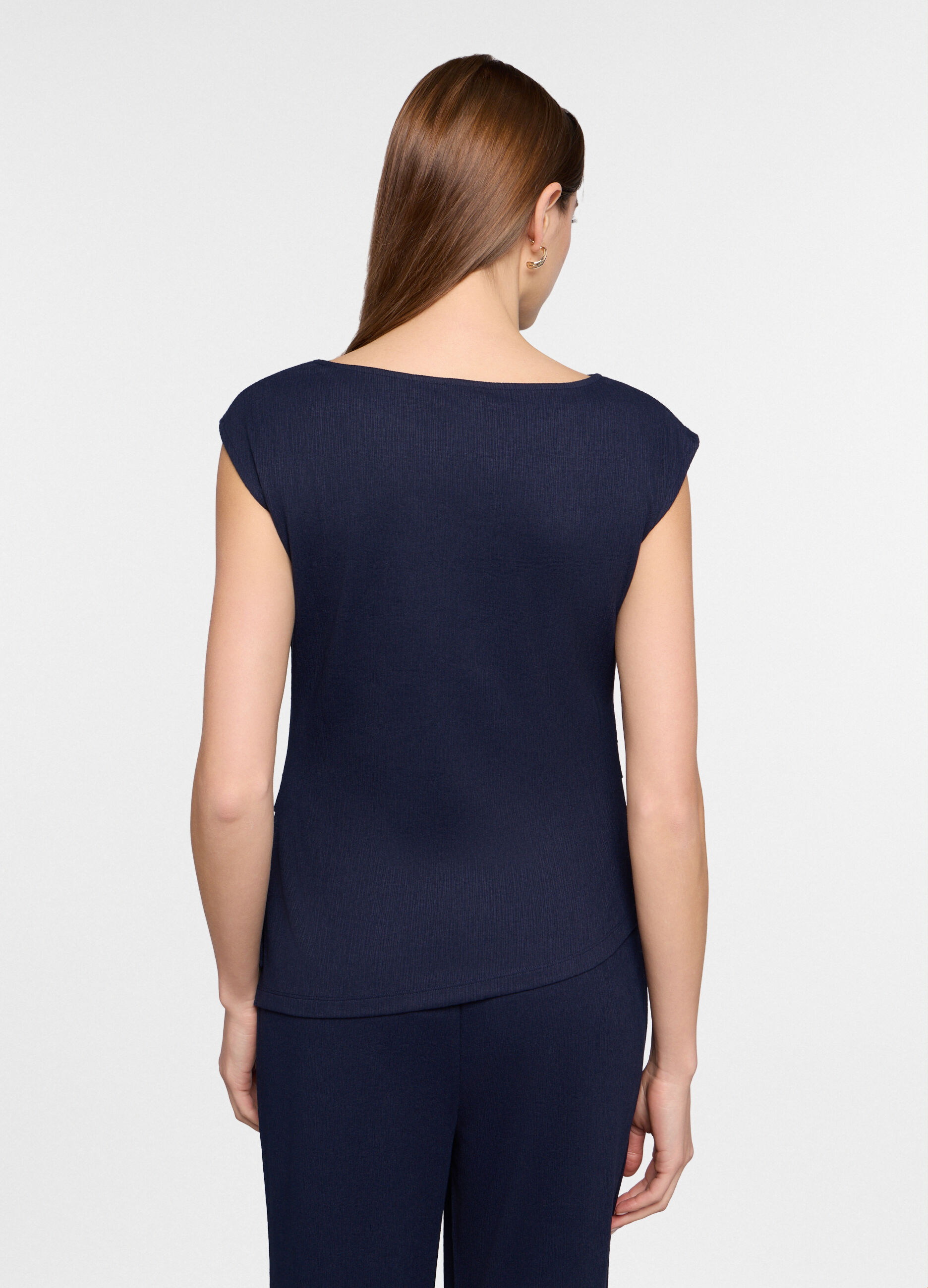 Canotta crinkle slim fit donna_1