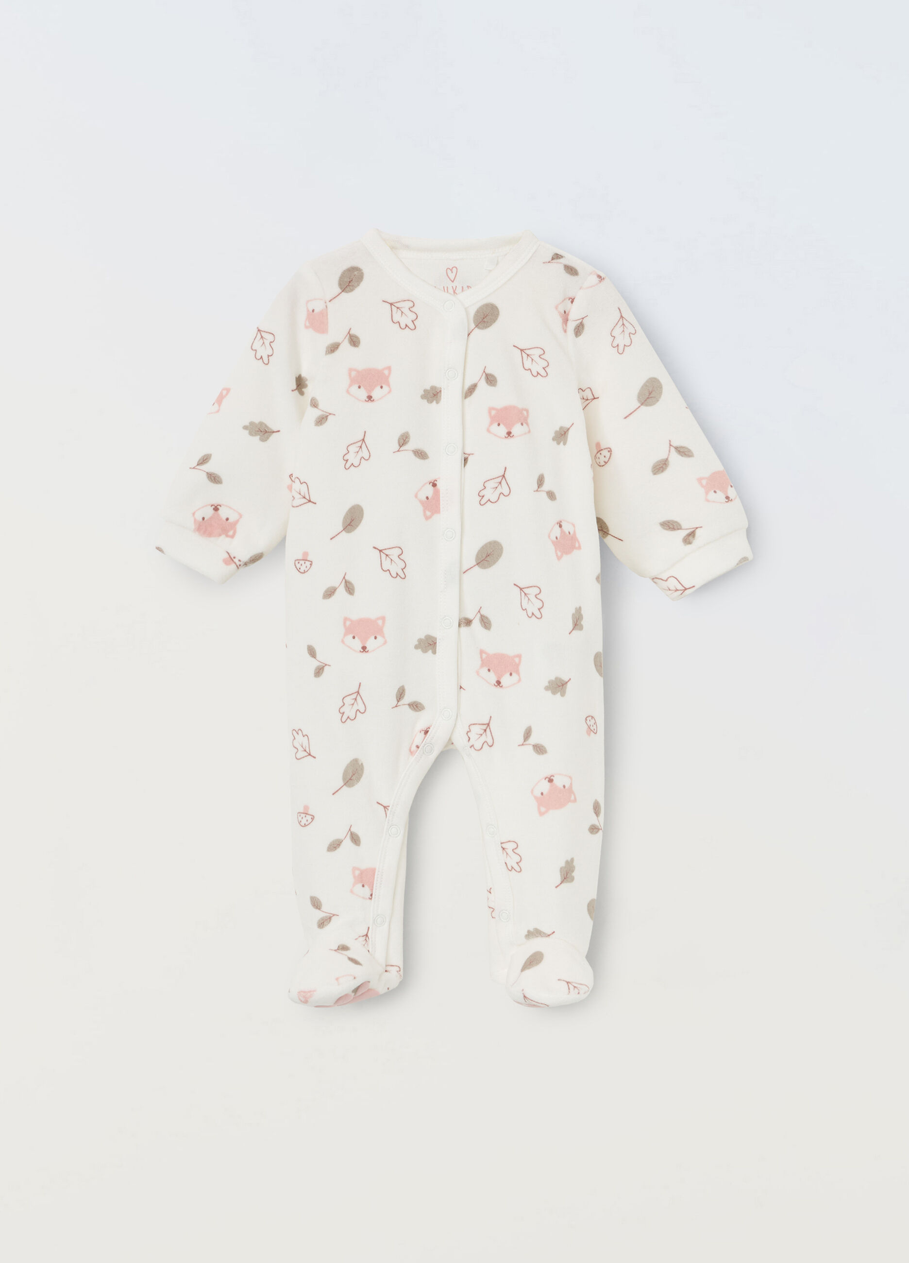 Tutina velour misto cotone neonata_0
