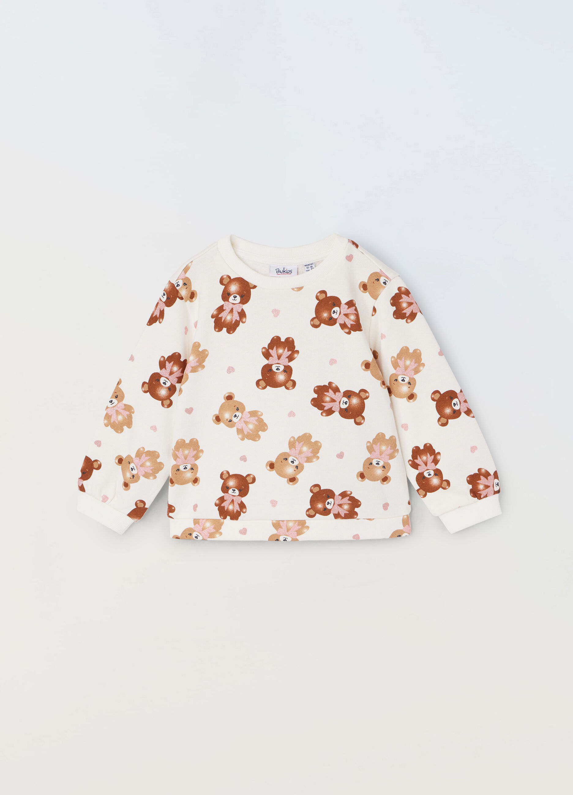 Felpa in puro cotone neonata_0