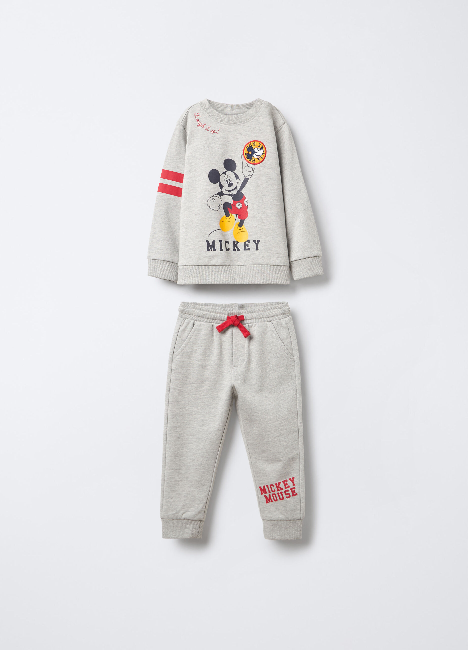 Jogging set Disney in cotone garzato  m&eacute;lange bimbo_0