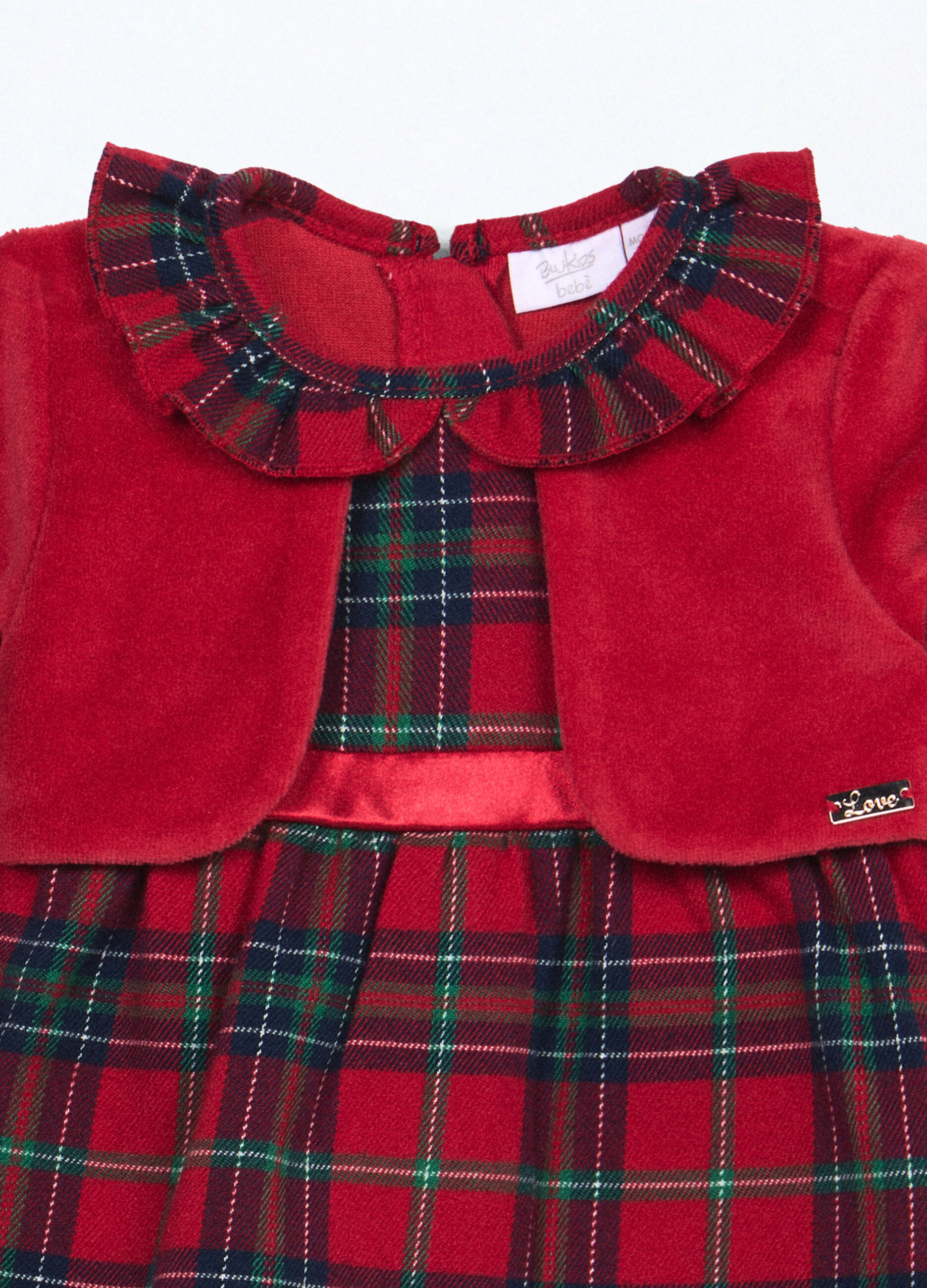 Vestito in twill misto viscosa neonata_2