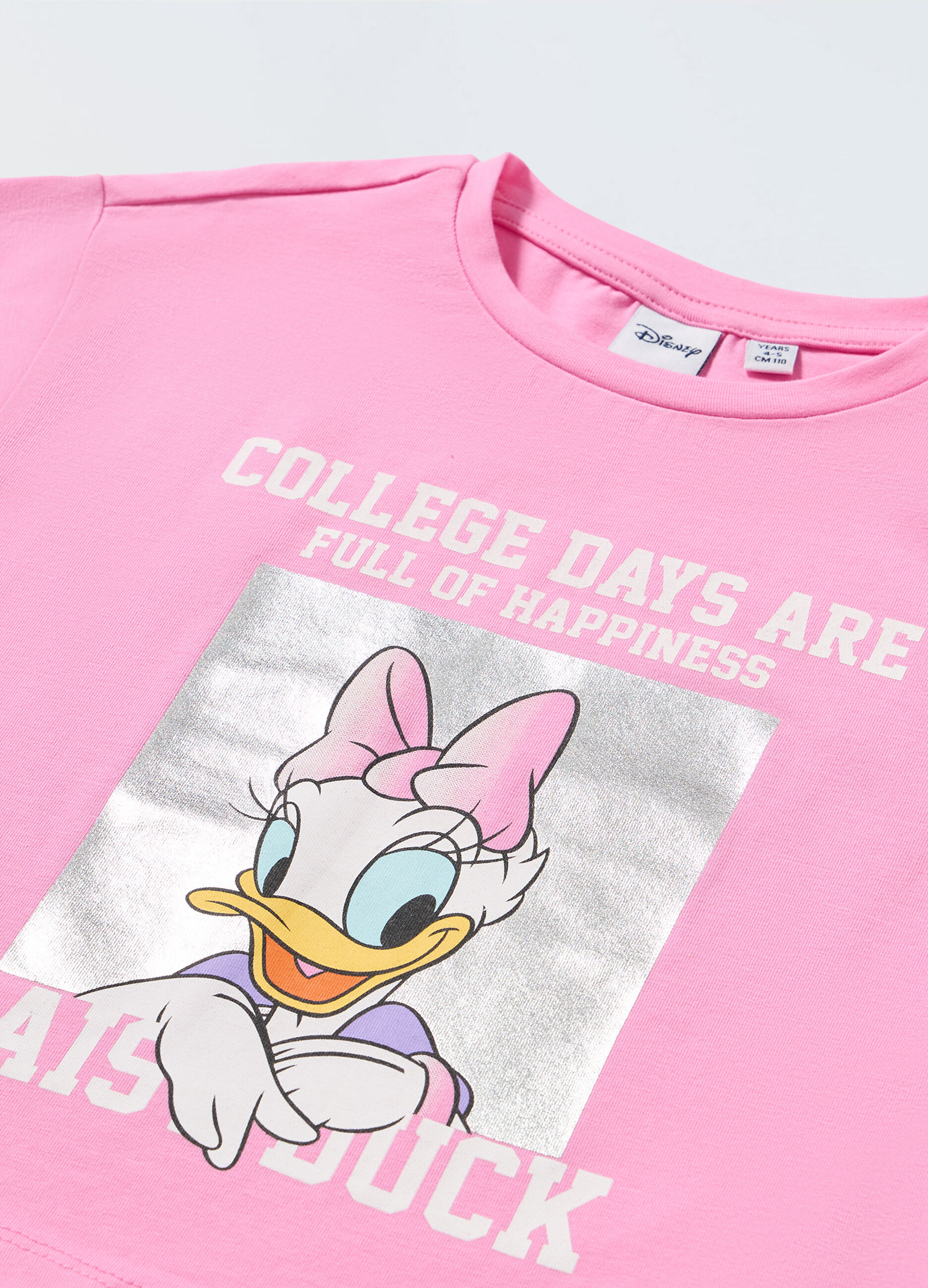 T-shirt in cotone stretch bambina