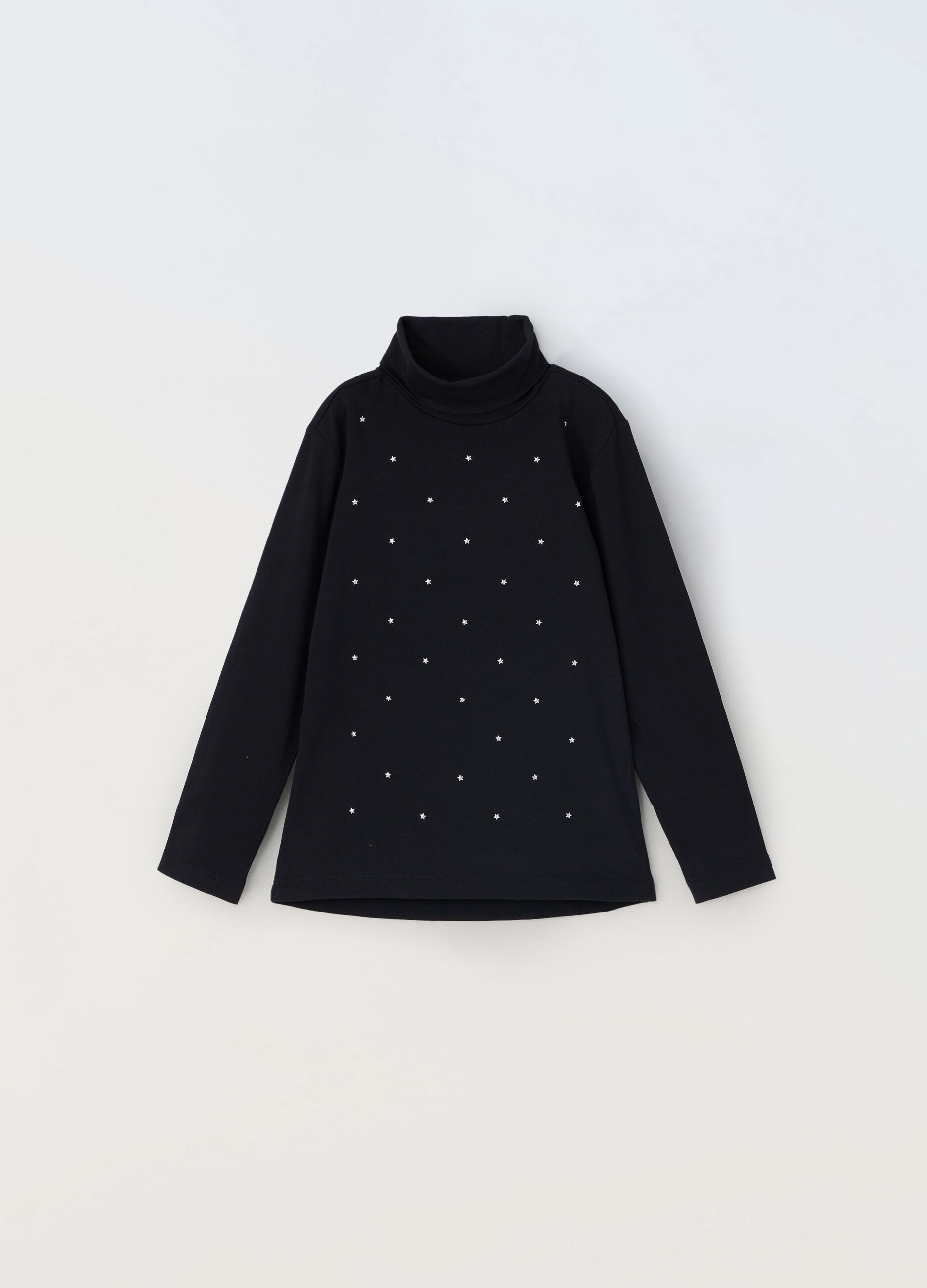 Lupetto in jersey di cotone stretch bambina_0