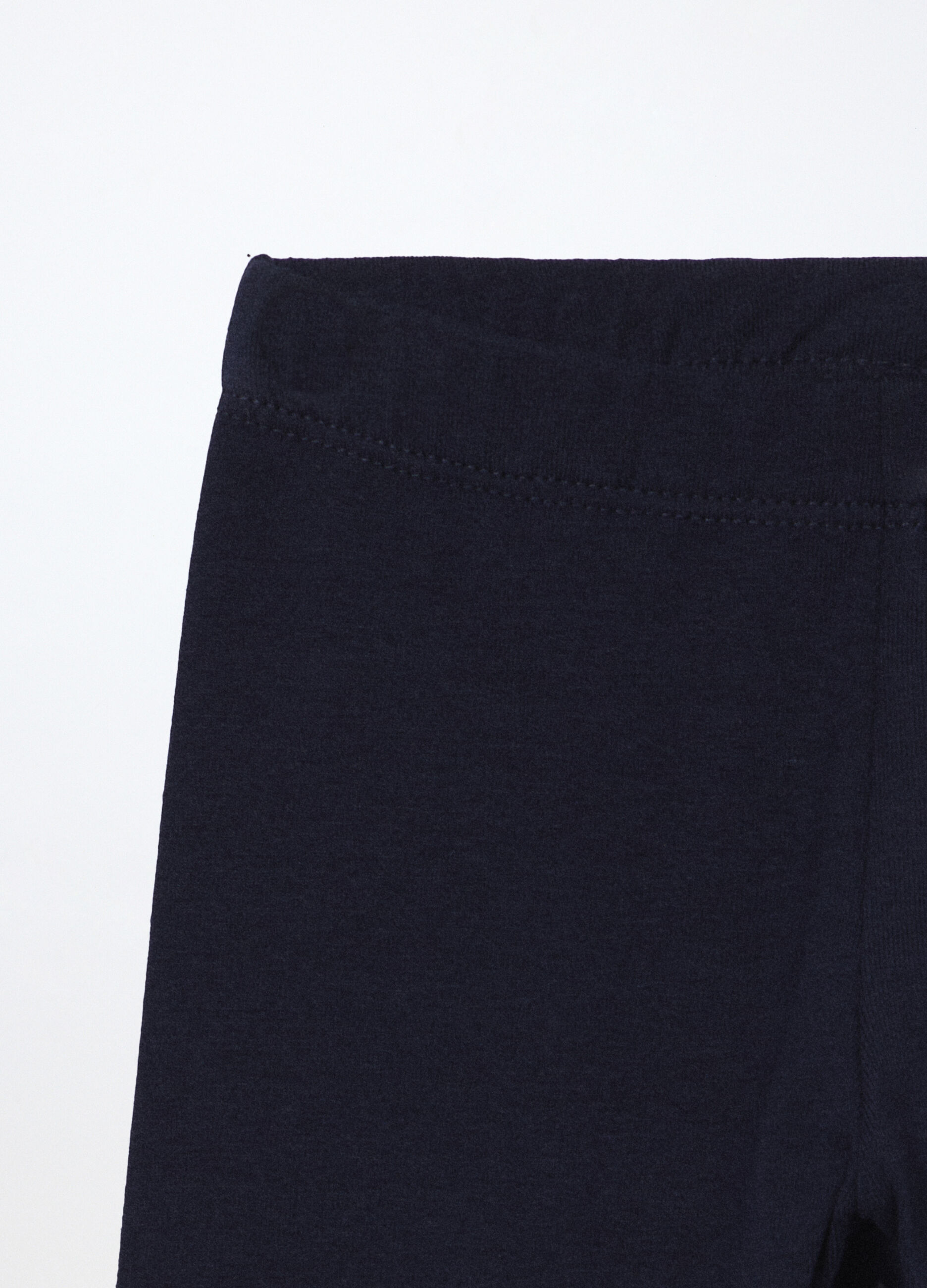 Leggings in jersey di cotone stretch neonata_2