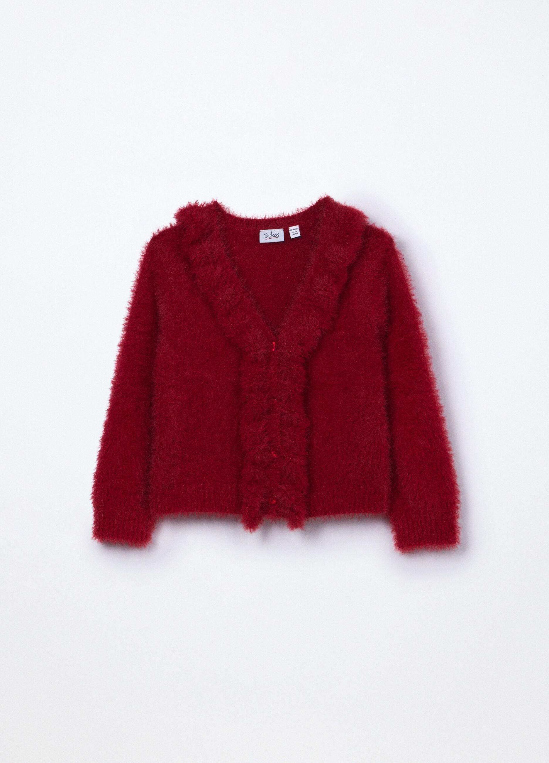 Cardigan in eco fur neonata_0