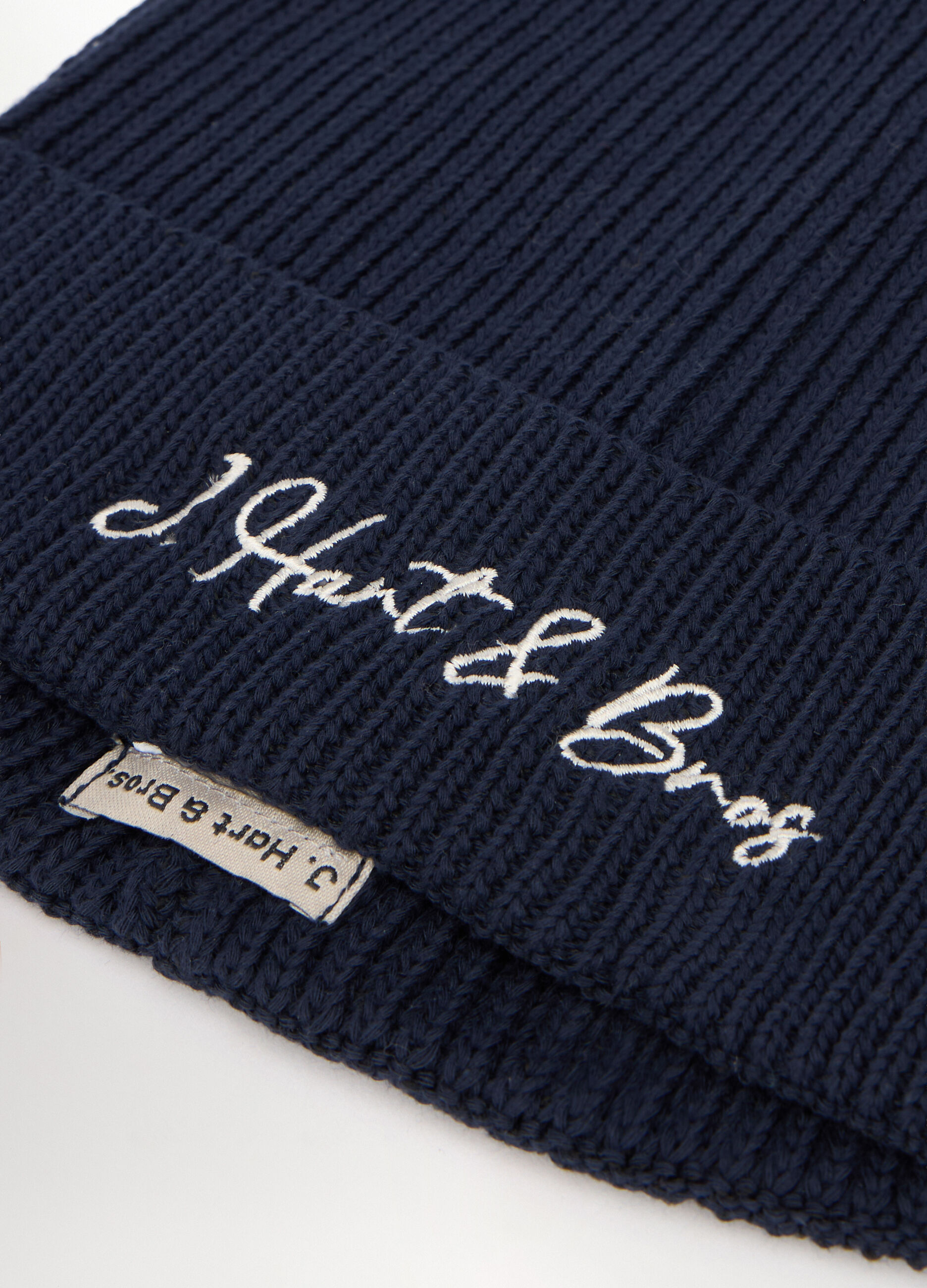 Berretto in misto cotone con logo uomo_2