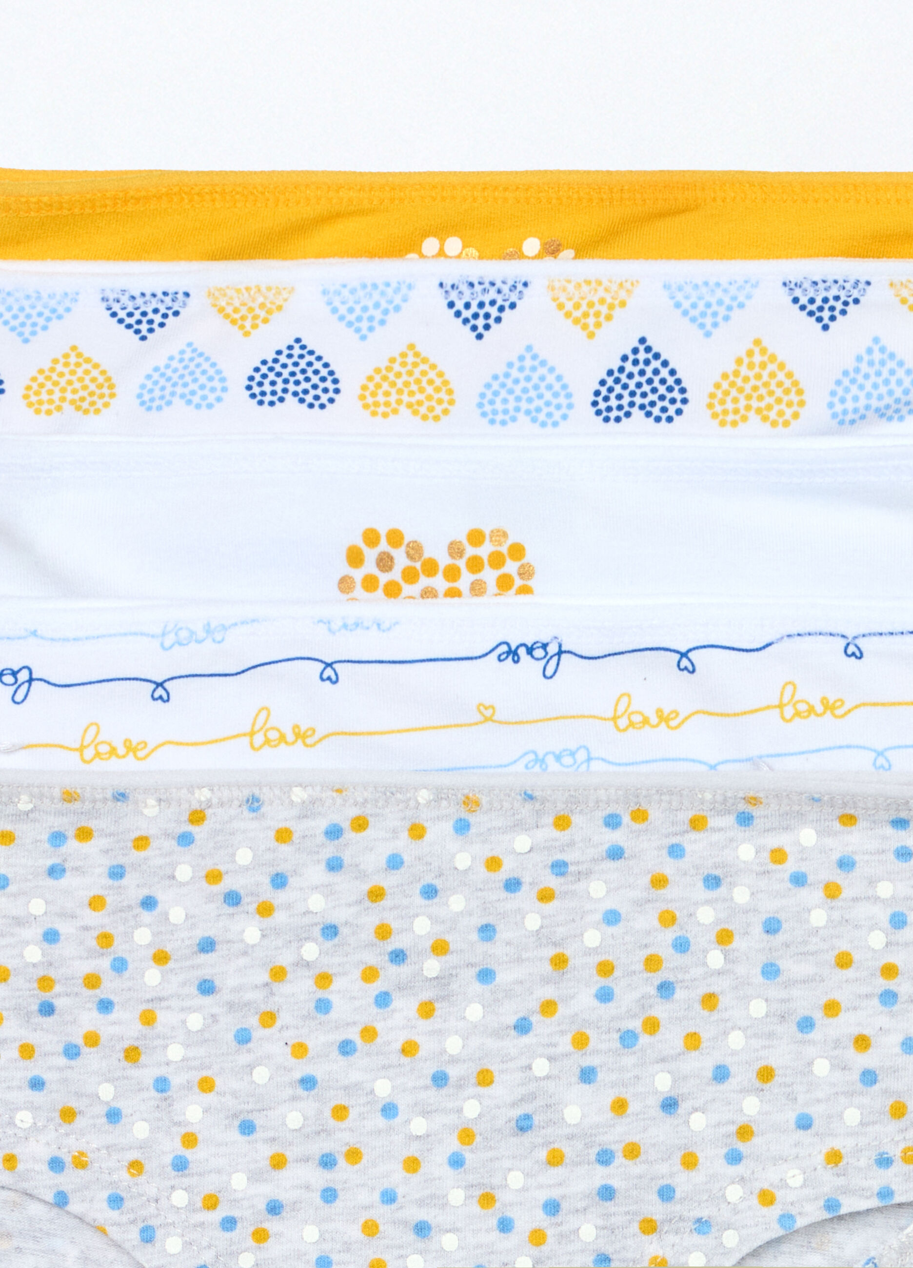 Pack 5 culotte in jersey di cotone stretch bambina_3