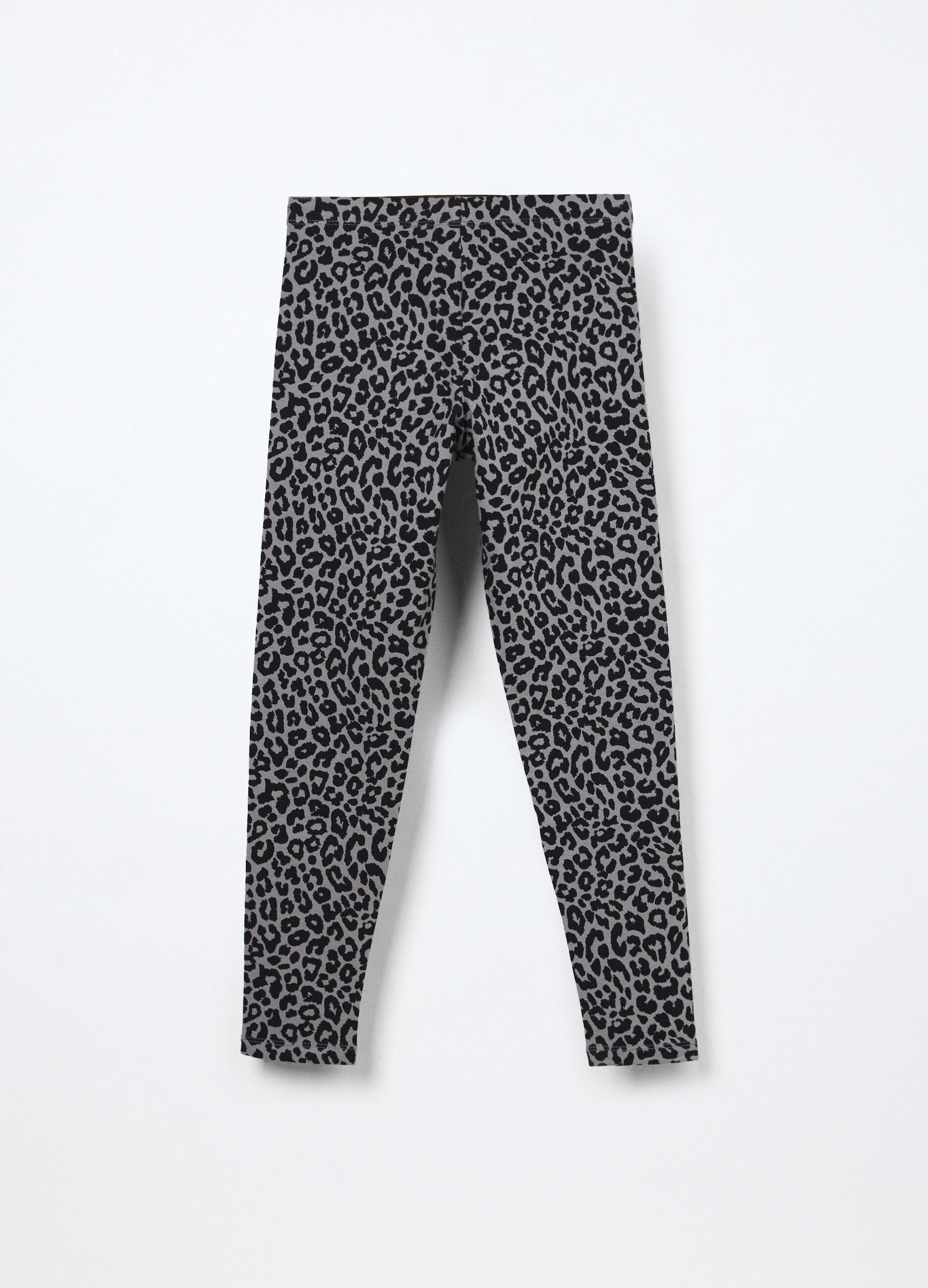 Leggings in french terry di cotone stretch ragazza_1