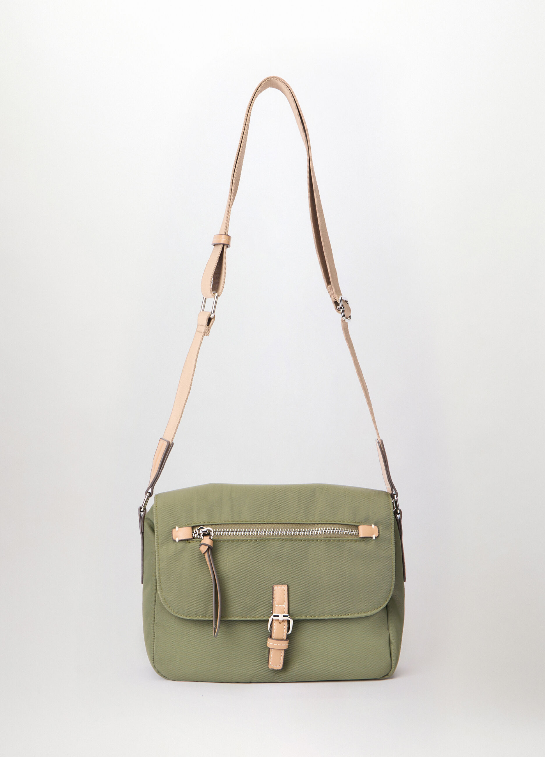 Borsa a spalla in tessuto donna_0