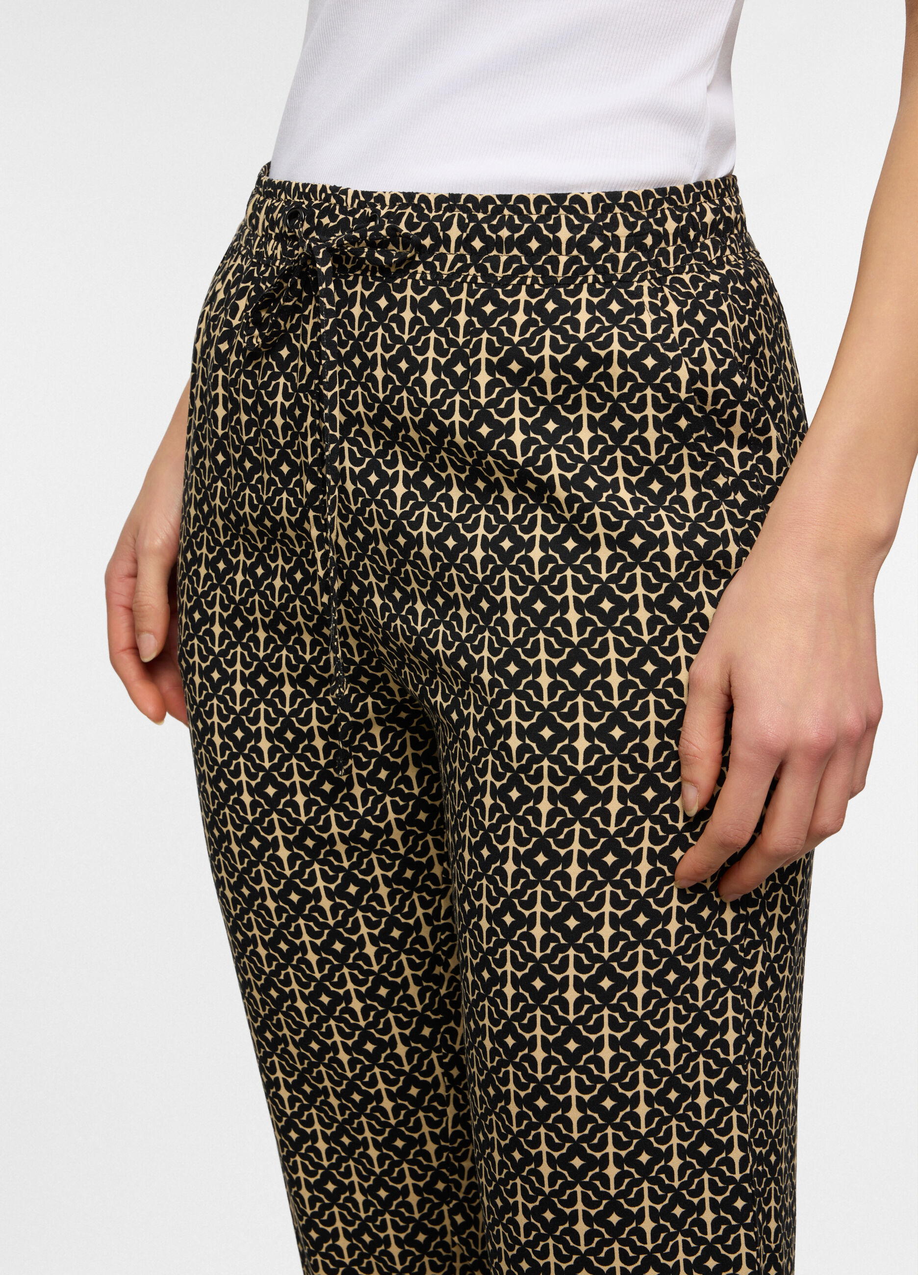 Jogger in pura viscosa donna_2