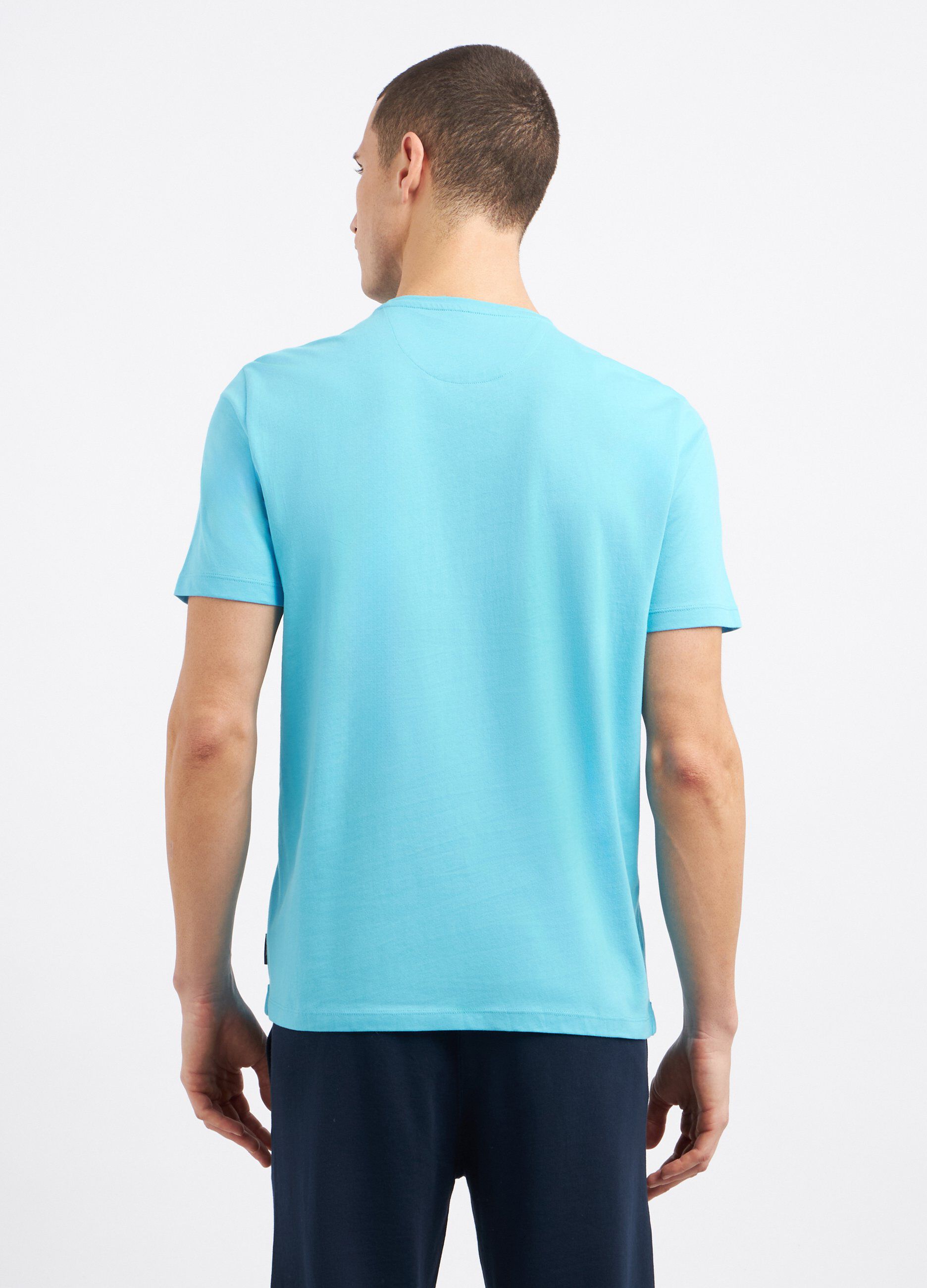 T-shirt girocollo in puro cotone uomo_1