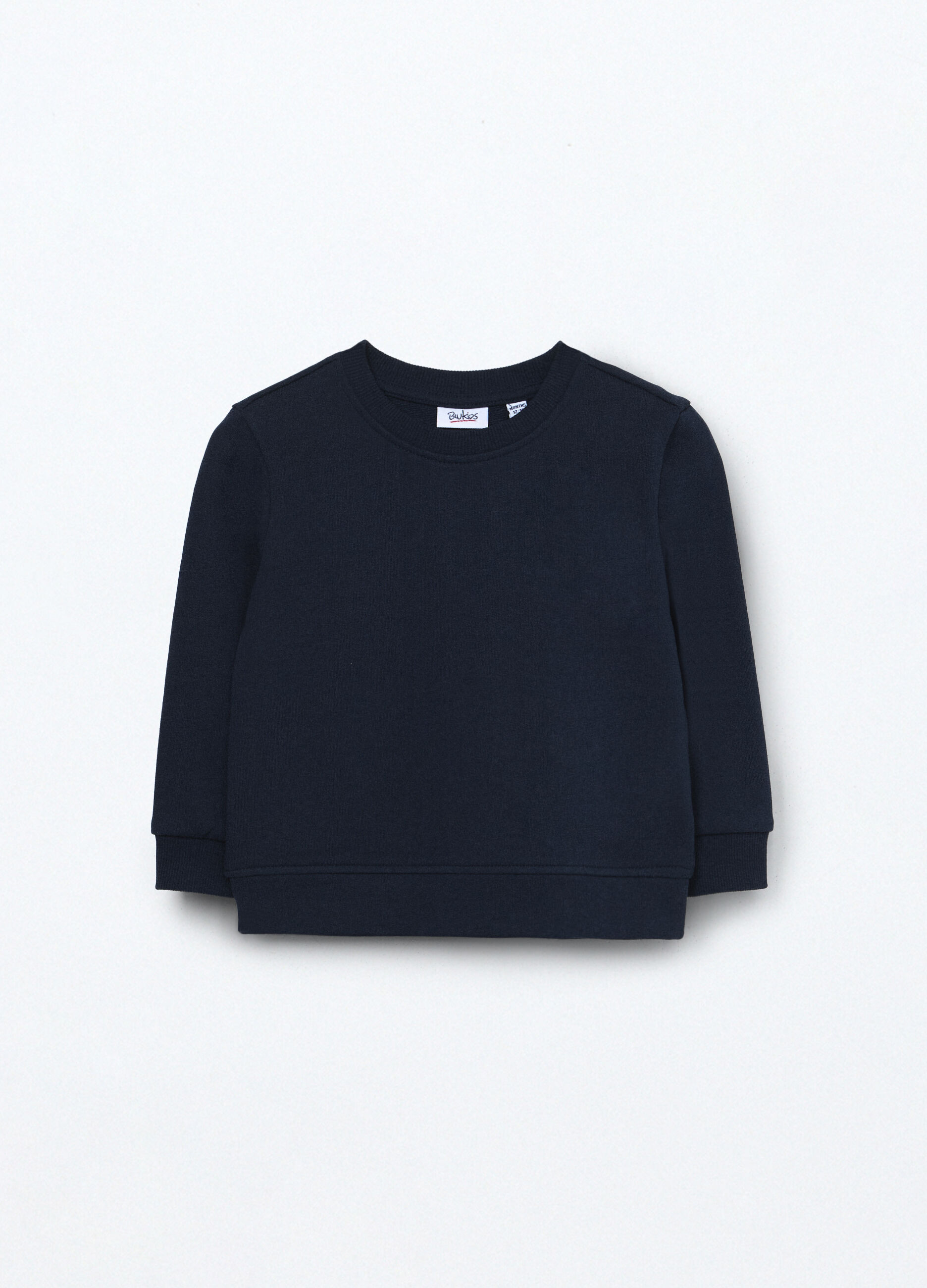 Felpa in french terry di puro cotone neonato_0