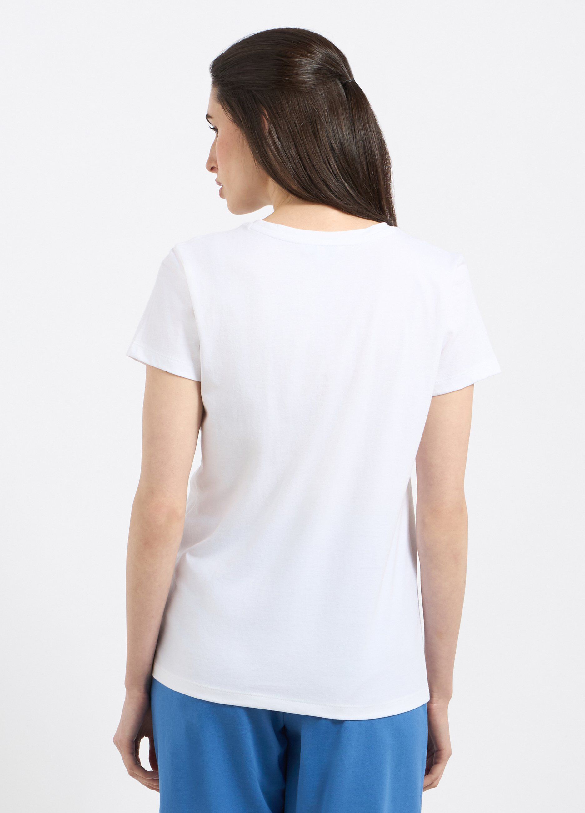 T-shirt in puro cotone donna_1