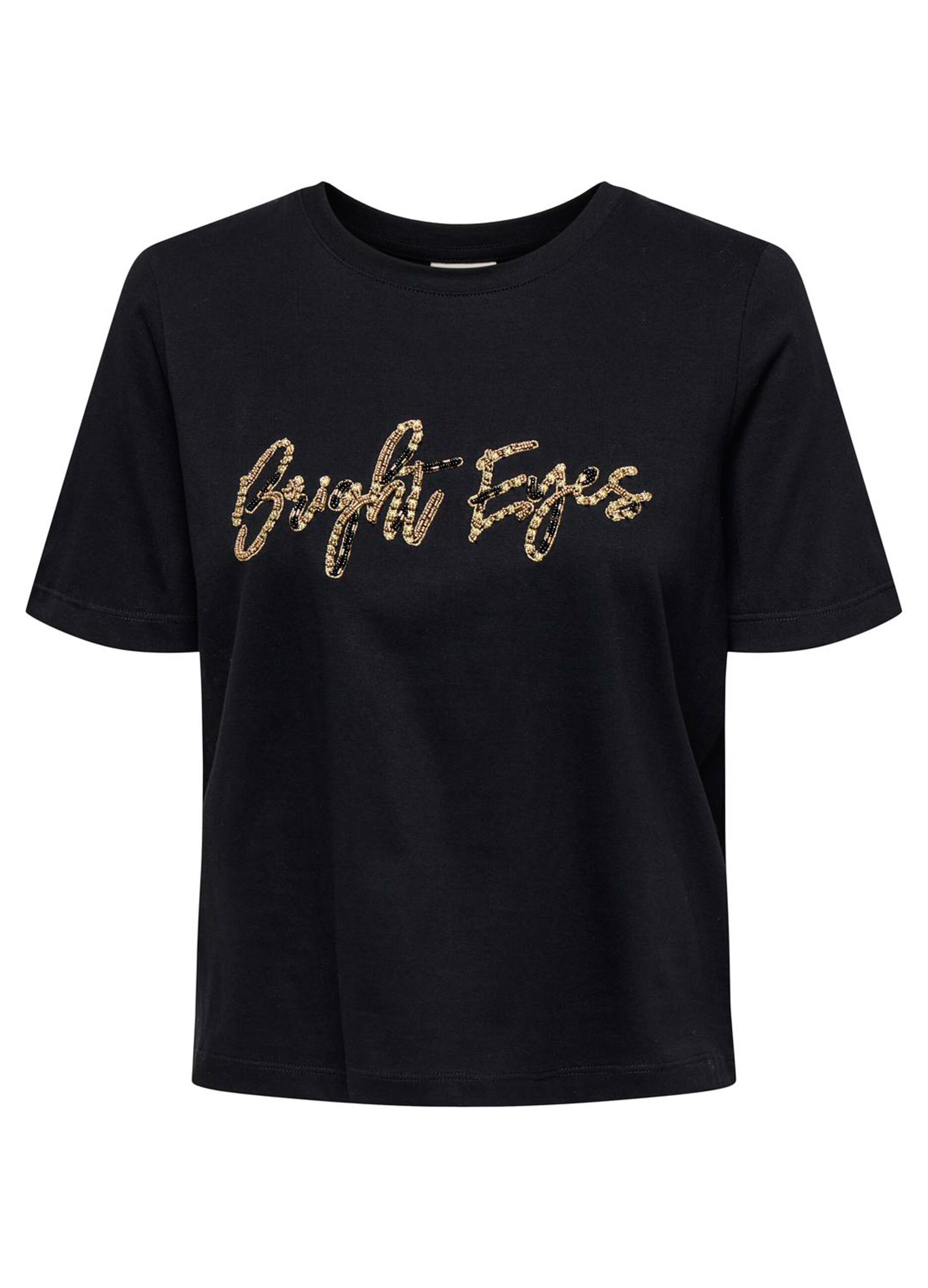 T-shirt con paillettes donna