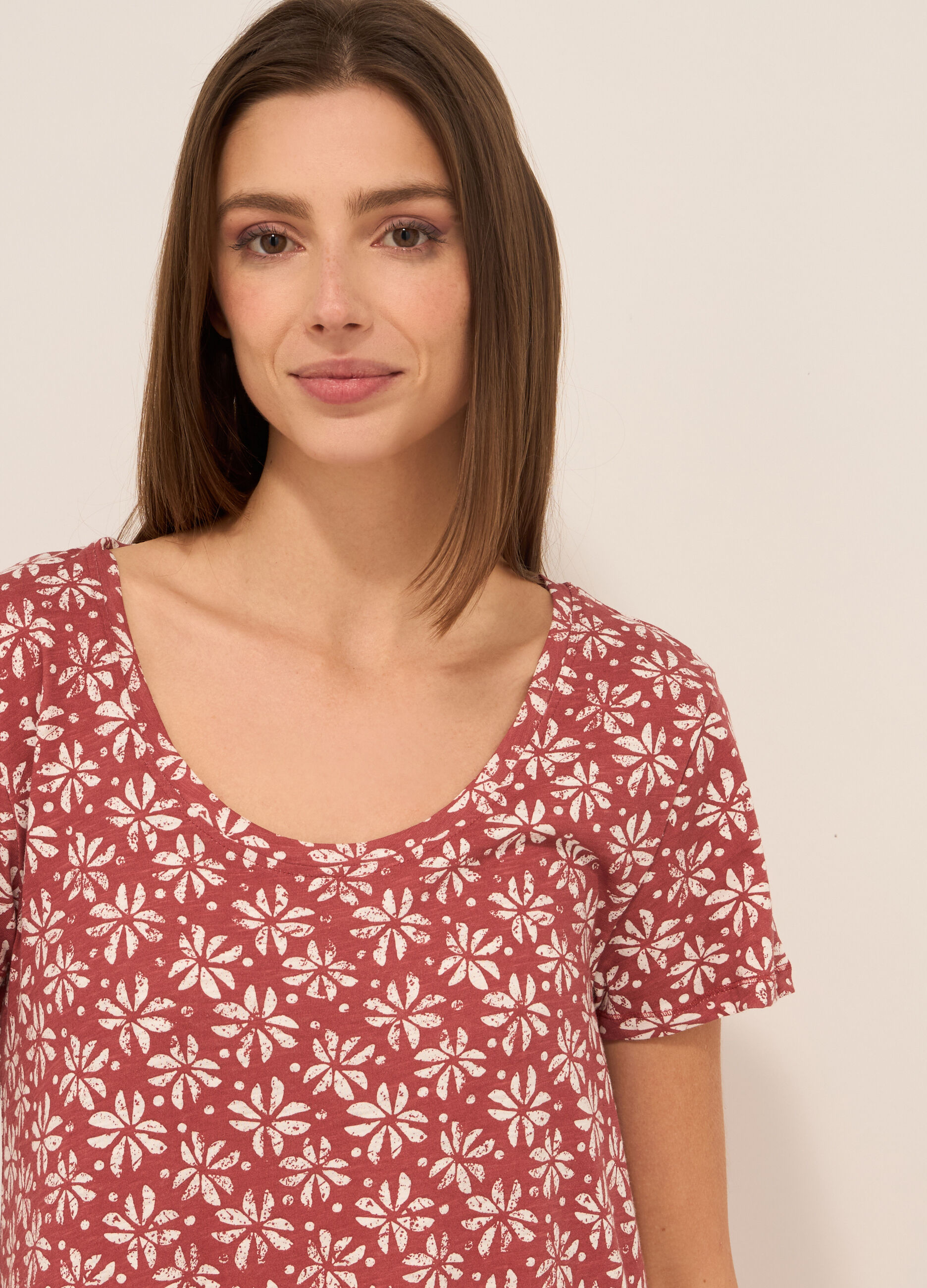 Abito lungo in puro cotone donna_2