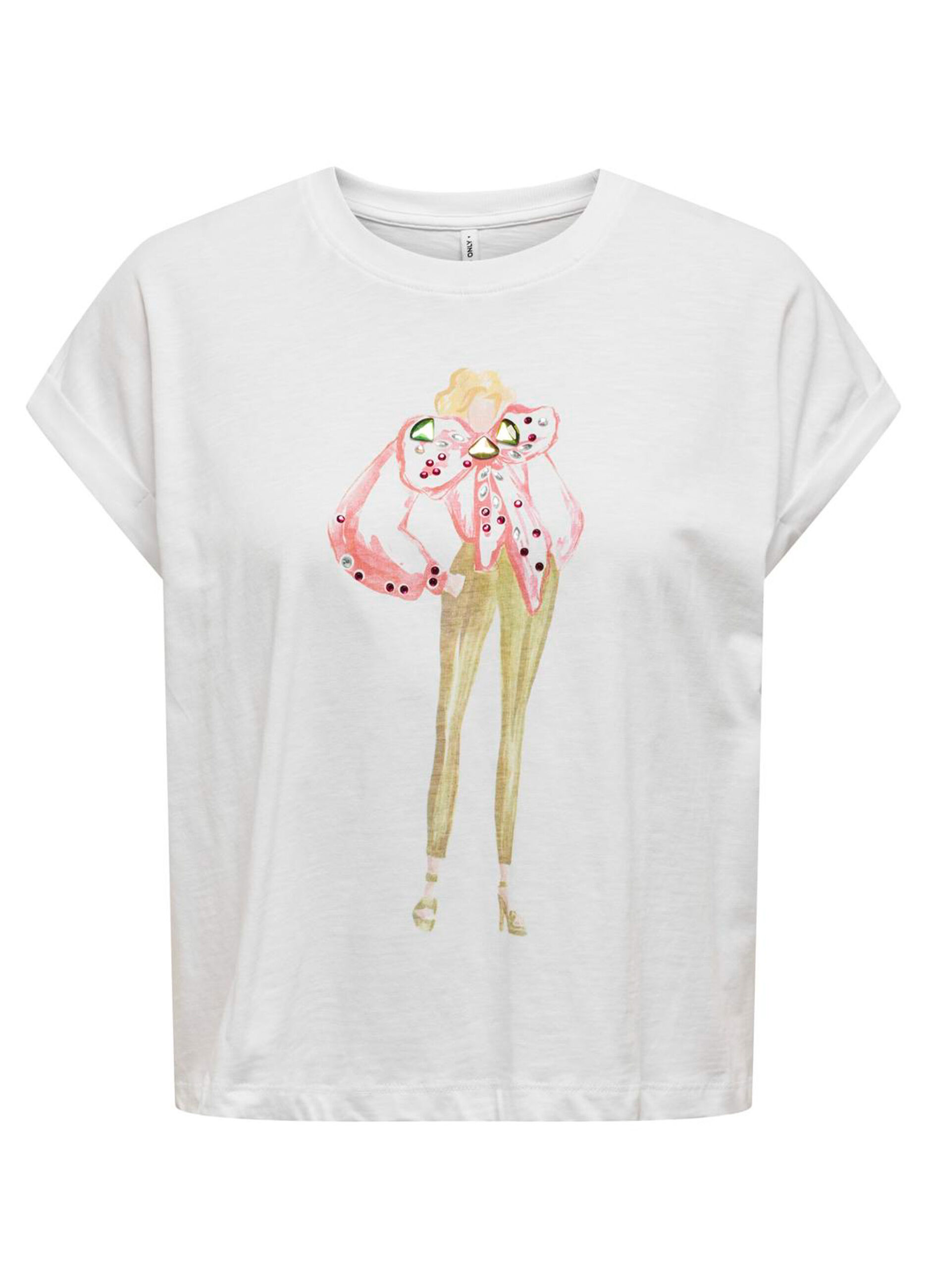T-shirt con stampa donna_5