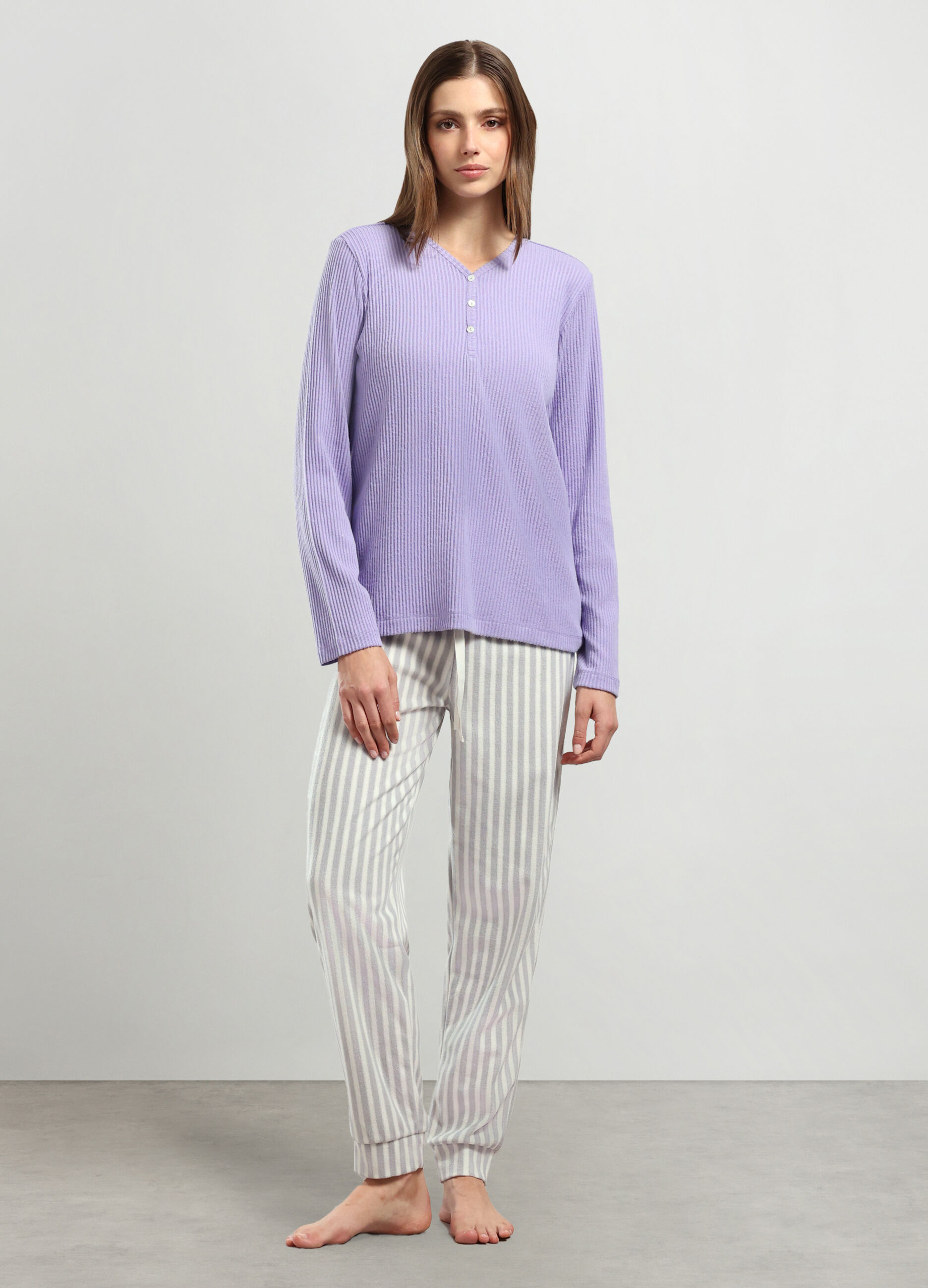 Set pigiama misto viscosa donna_0