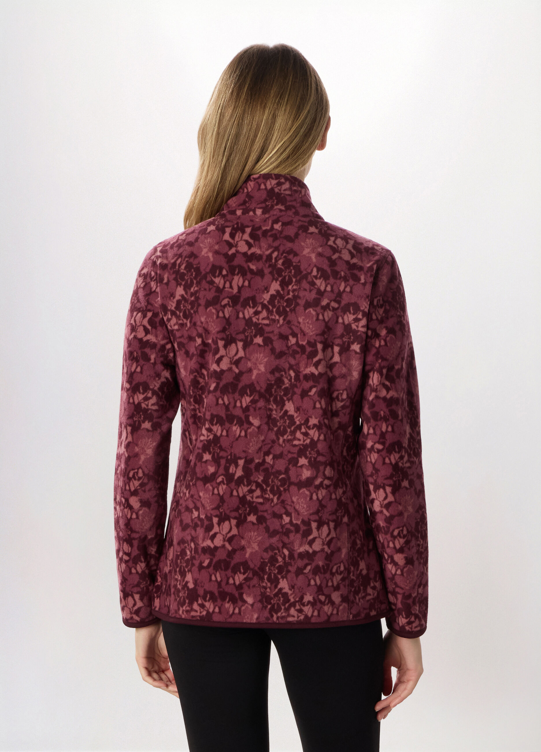 Felpa full zip in pile donna Holistic fitness_1