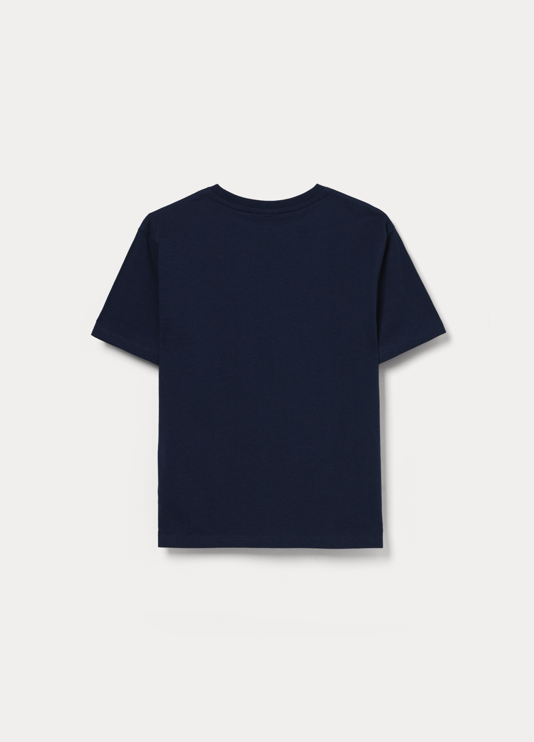 T-shirt girocollo in jersey di puro cotone ragazzo_1