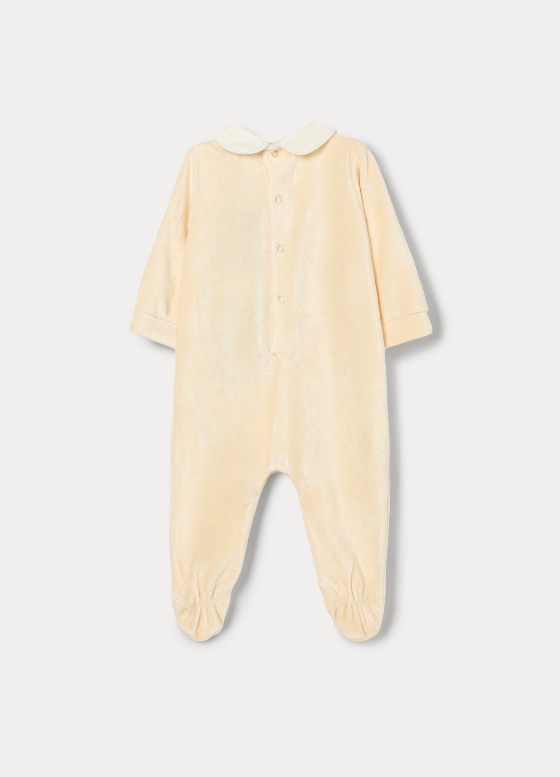 Tutina velour in misto viscosa di bamboo _1