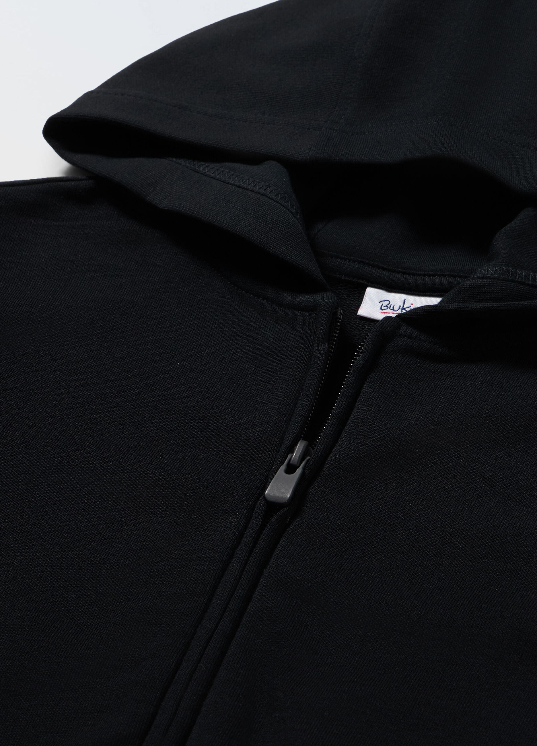 Felpa con cappuccio in puro cotone ragazza_1