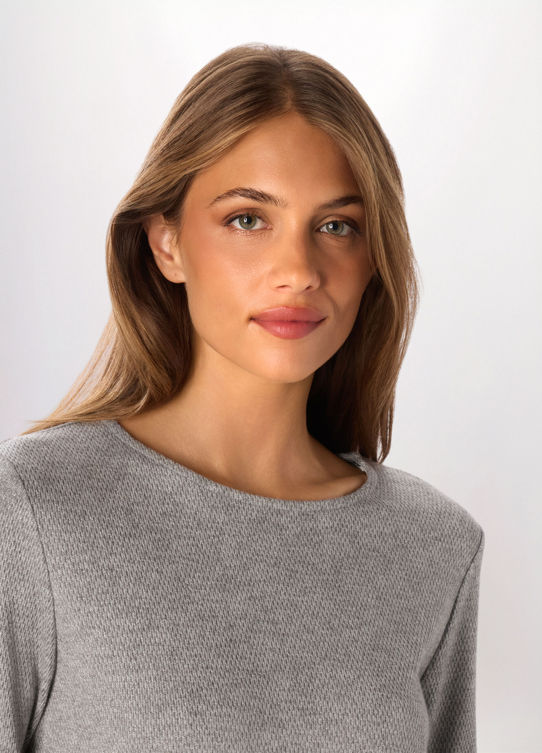 T-shirt misto viscosa donna_2