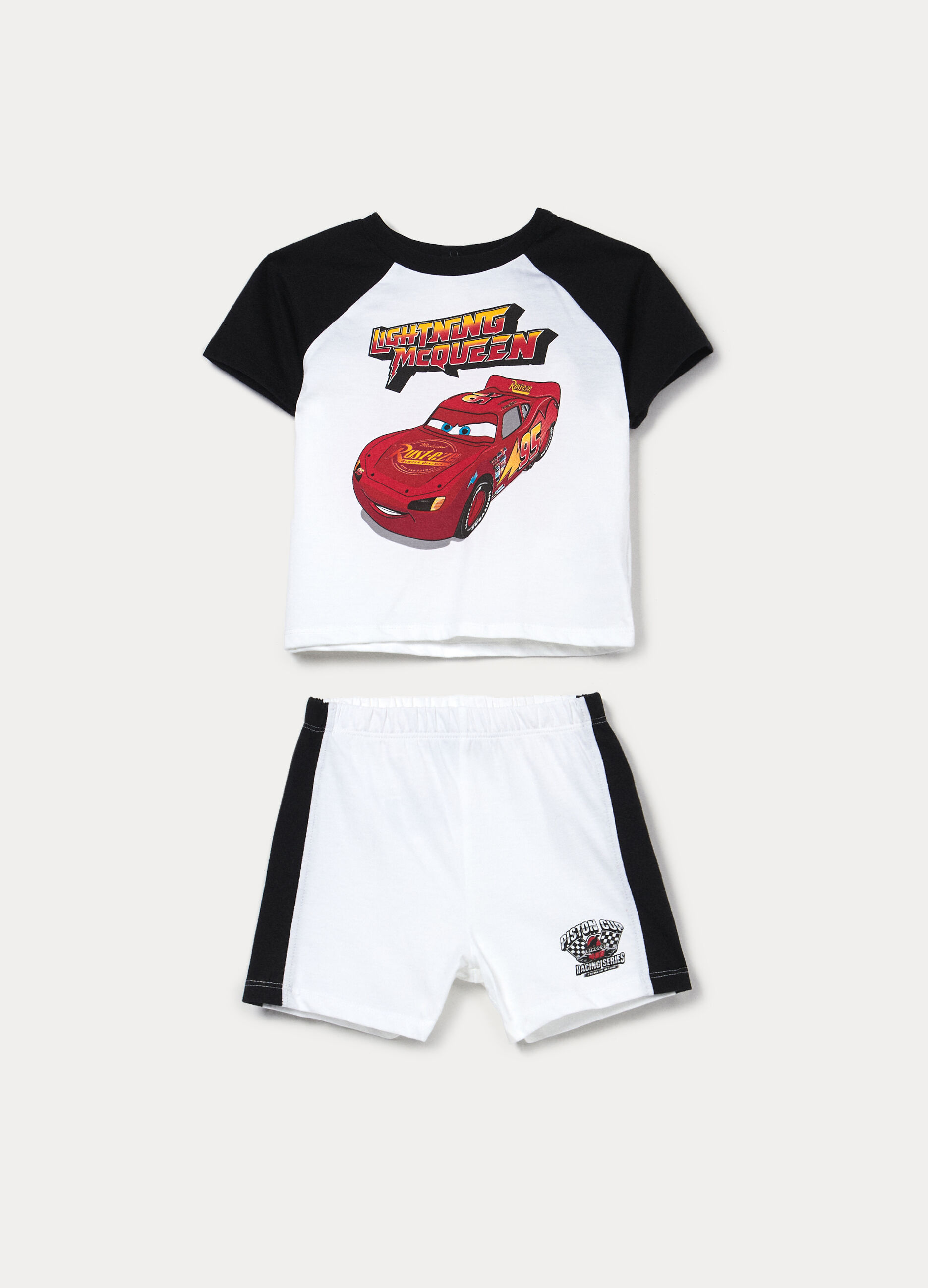 Set pigiama corto in puro cotone _0