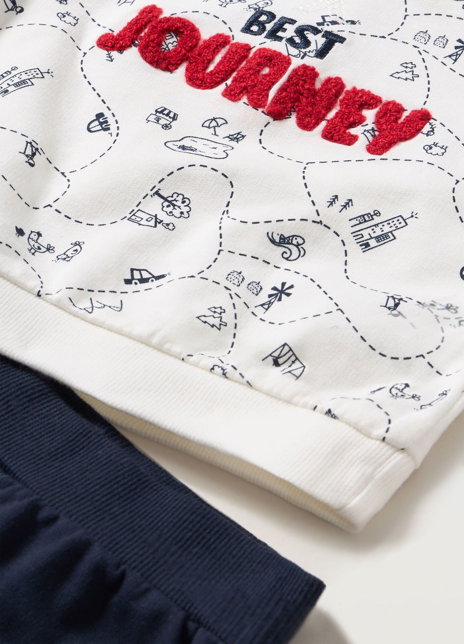 Jogging set in puro cotone neonato_1