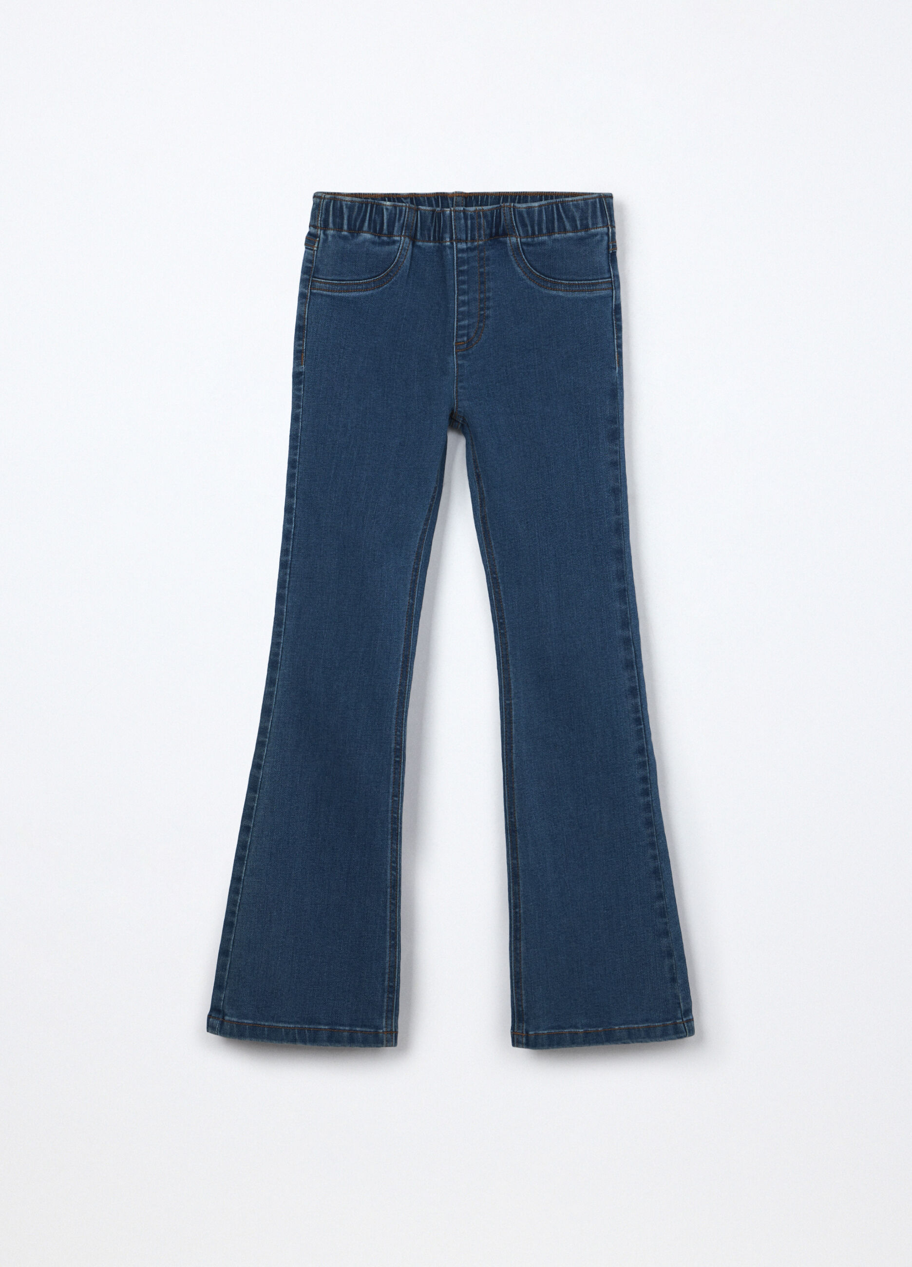 Jeggings flare fit in denim ragazza_0