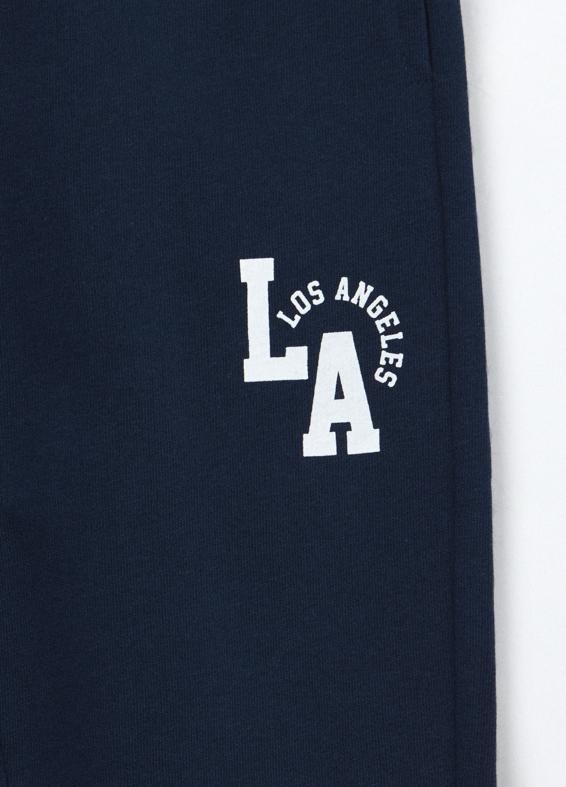 Jogger in french terry di puro cotone bambino_2
