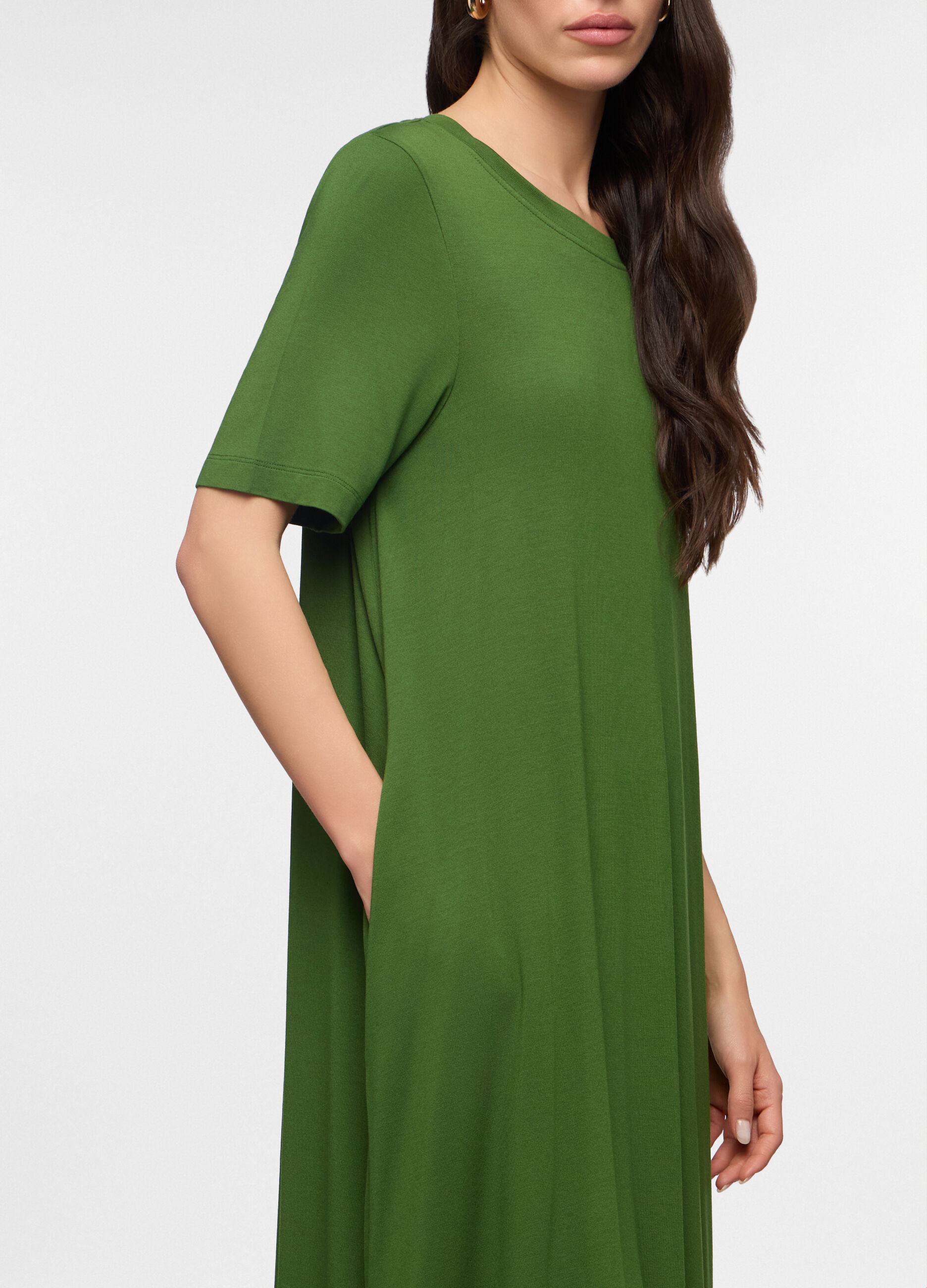 Caftano copricostume stretch donna