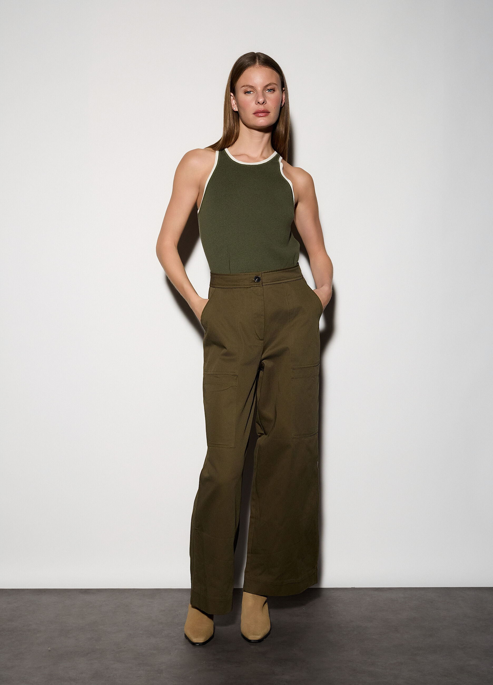 Canotta girocollo donna_0