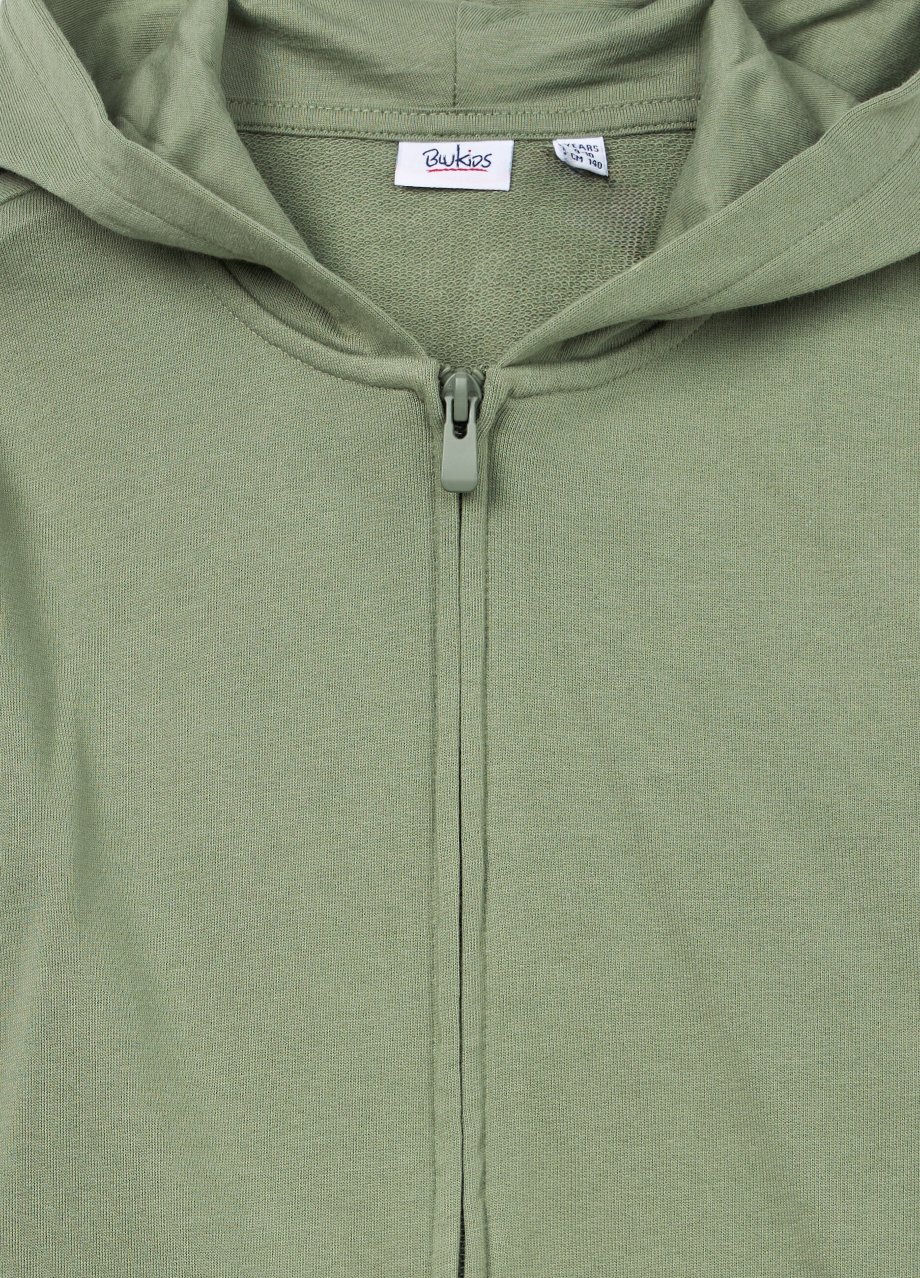 Felpa con cappuccio in french terry di puro cotone ragazzo_2