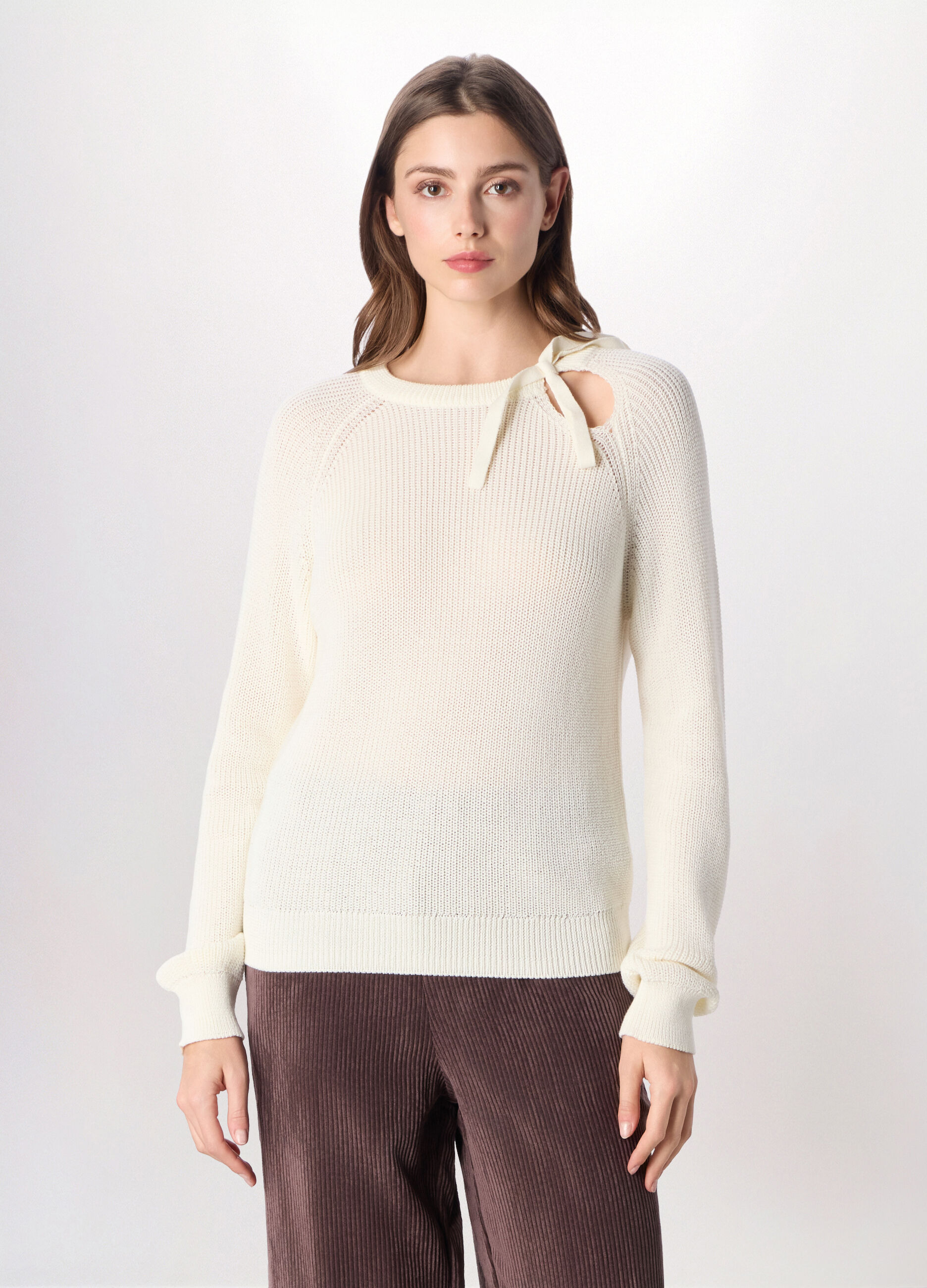 Tricot misto cotone donna_0
