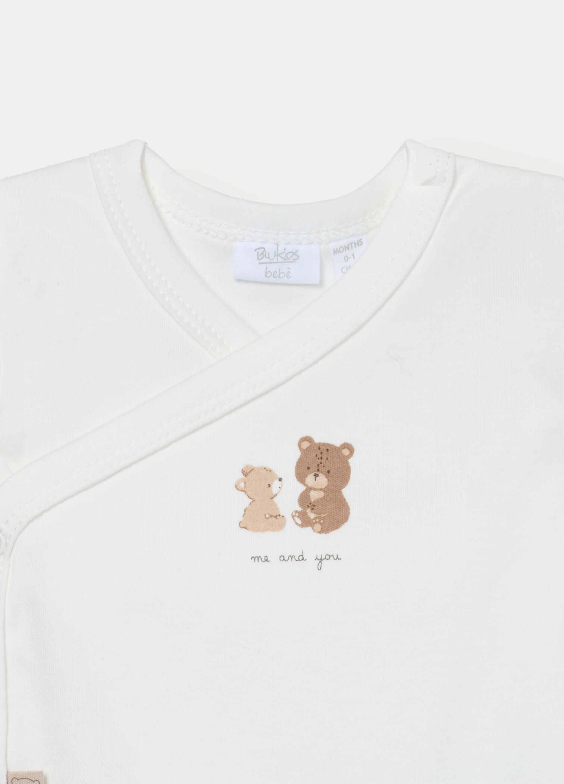 Pack 2 body in costina di cotone stretch neonato_2