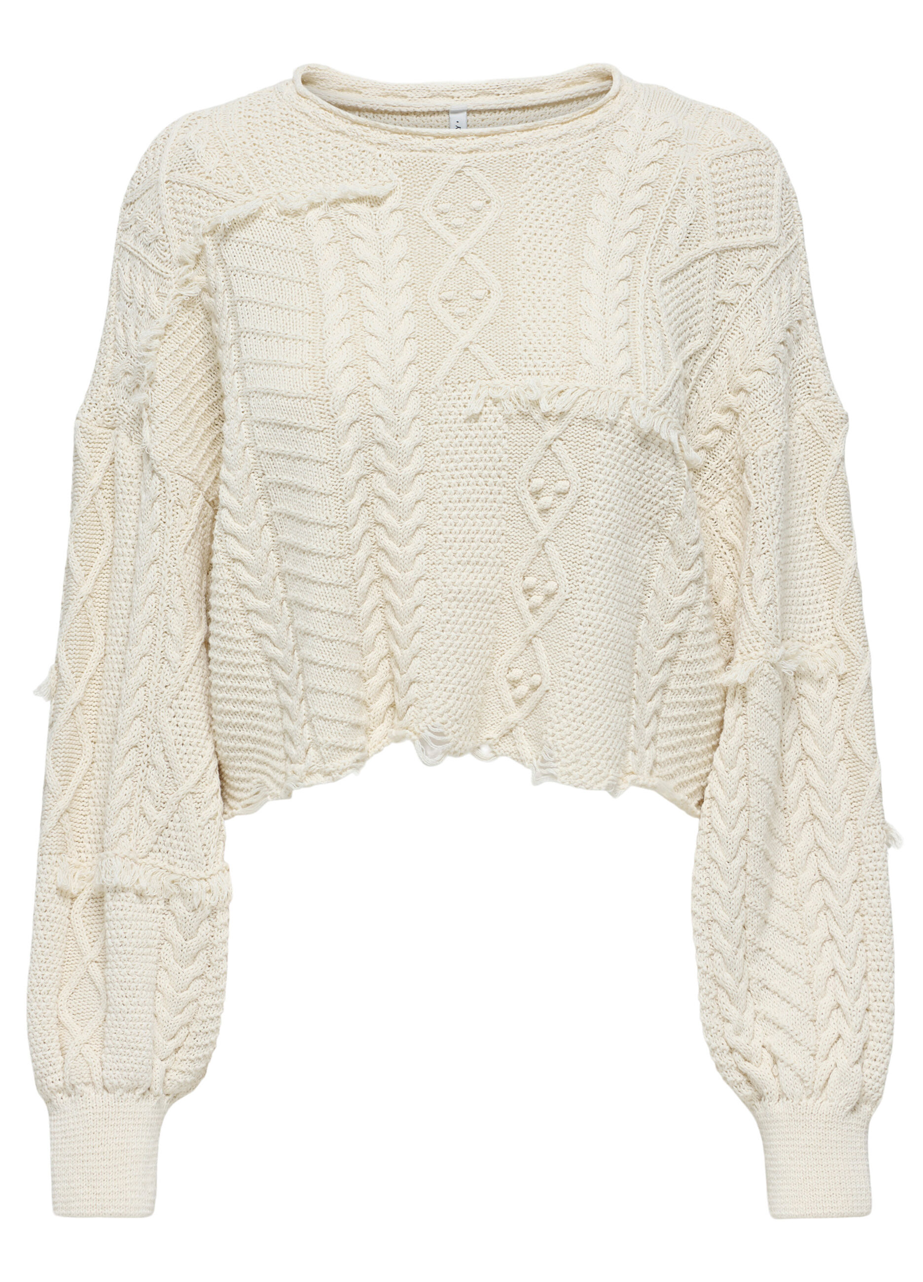 Tricot con frange donna _0