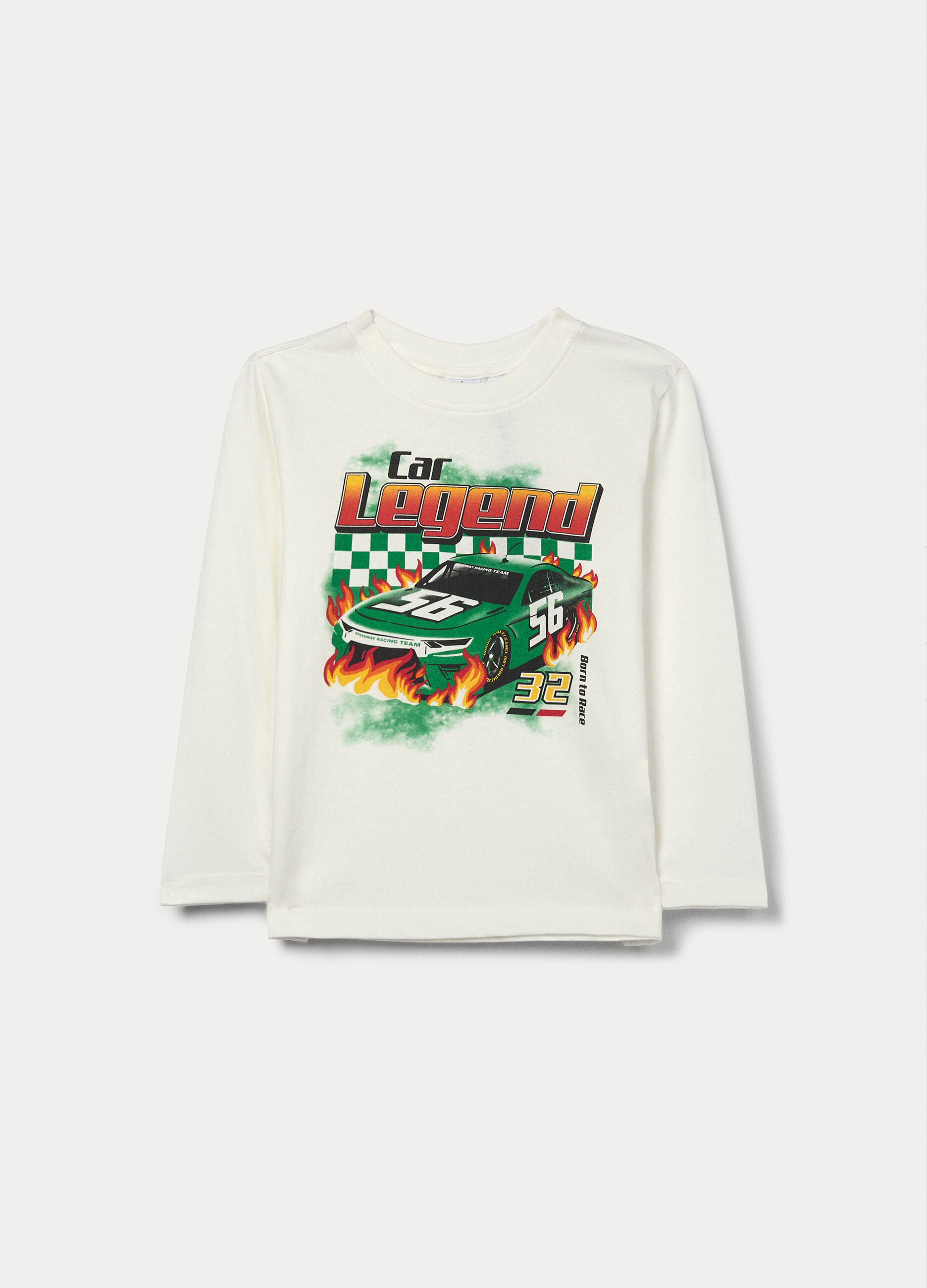 T-shirt in jersey di puro cotone bambino_0