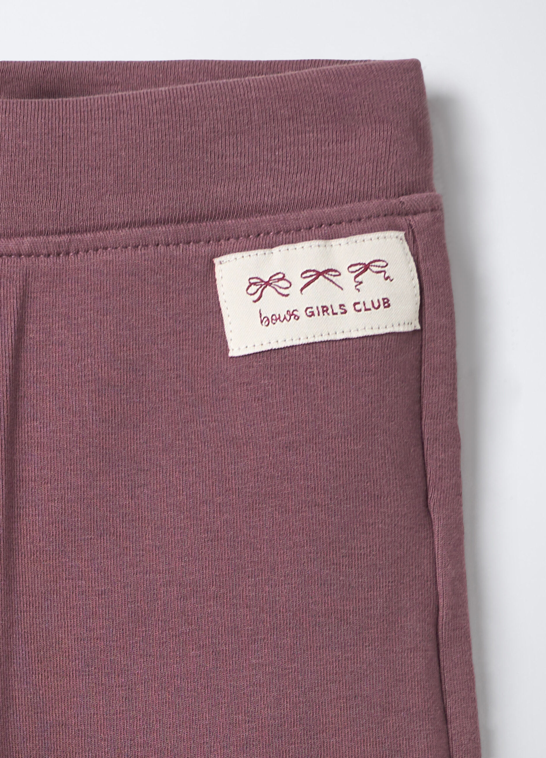Leggings in costina di cotone stretch Flare Fit bambina_2