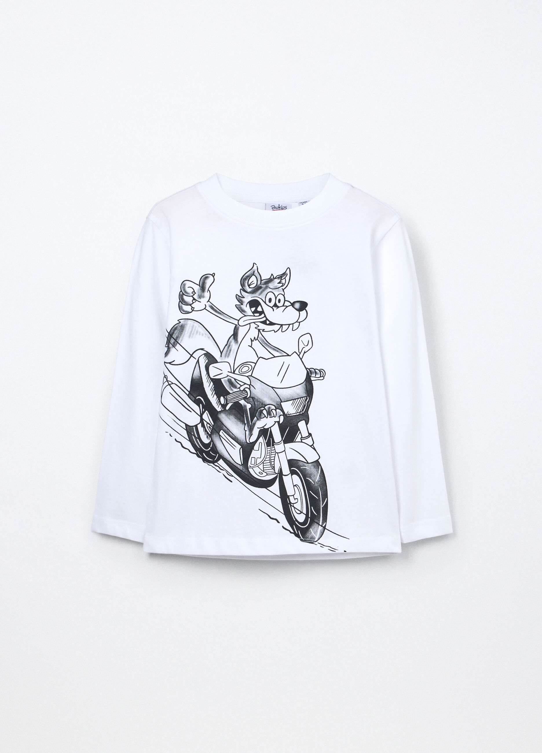 T-shirt in jersey di puro cotone bambino_0
