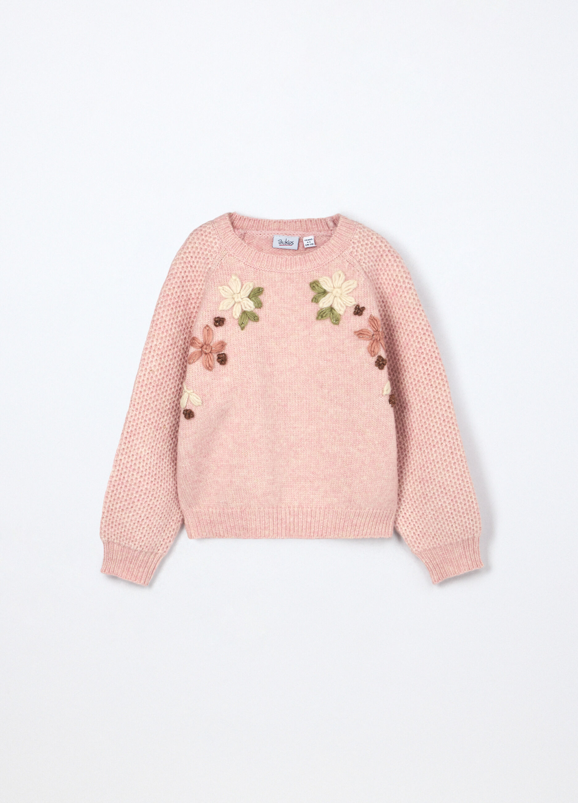 Tricot con ricami bambina_0