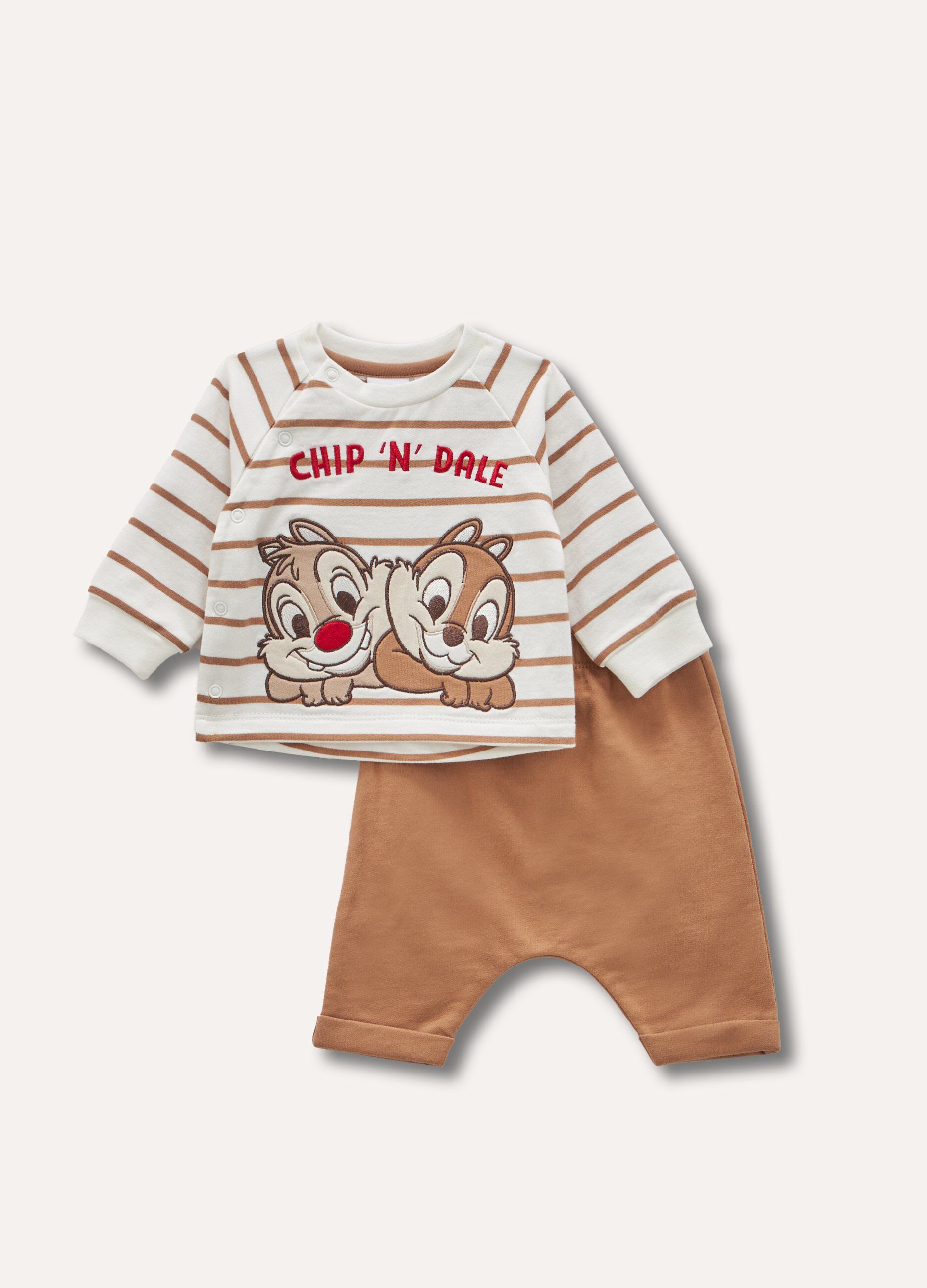 Set in french terry di puro cotone neonato_0