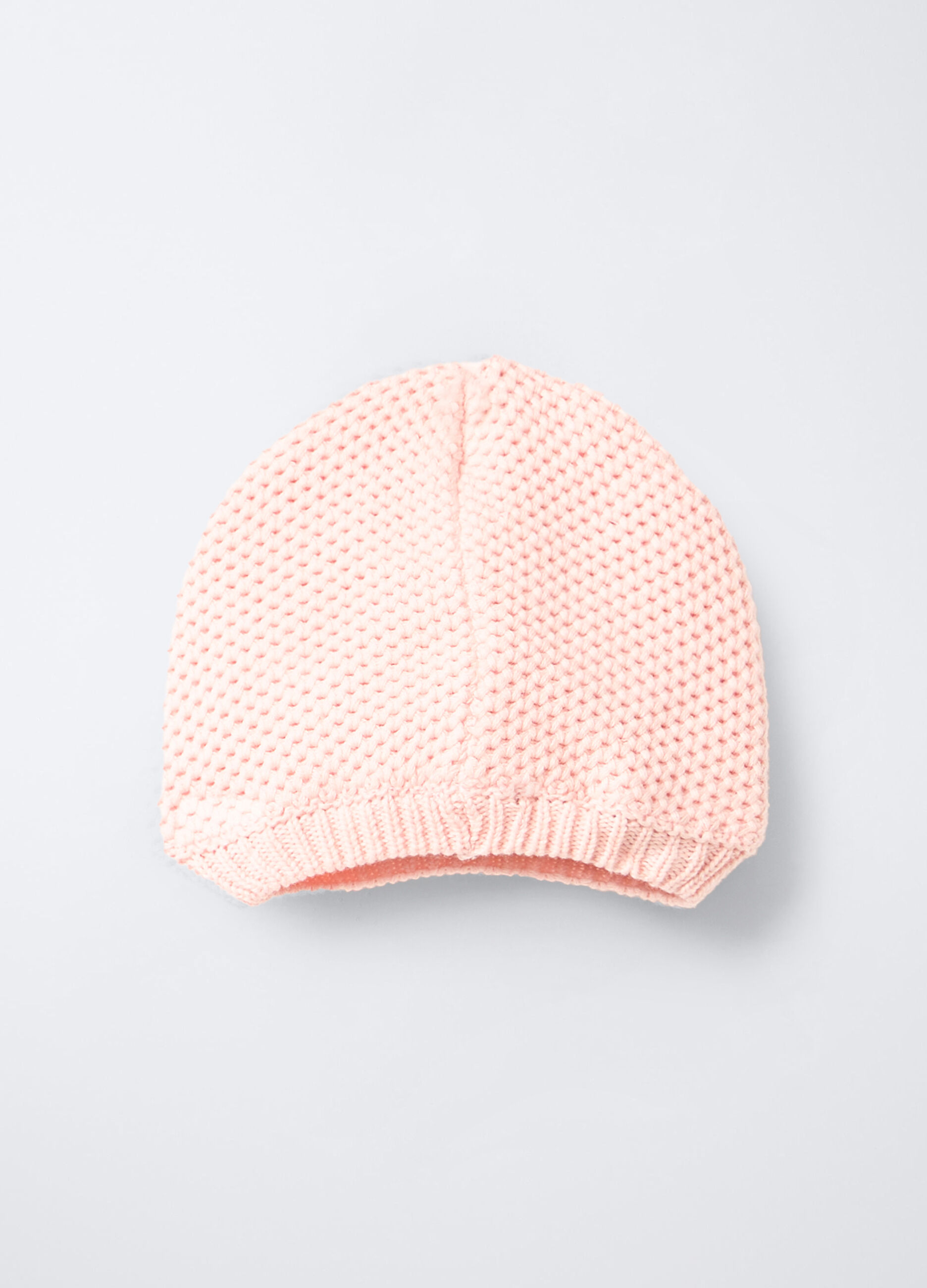 Berretto tricot in puro cotone neonata_1